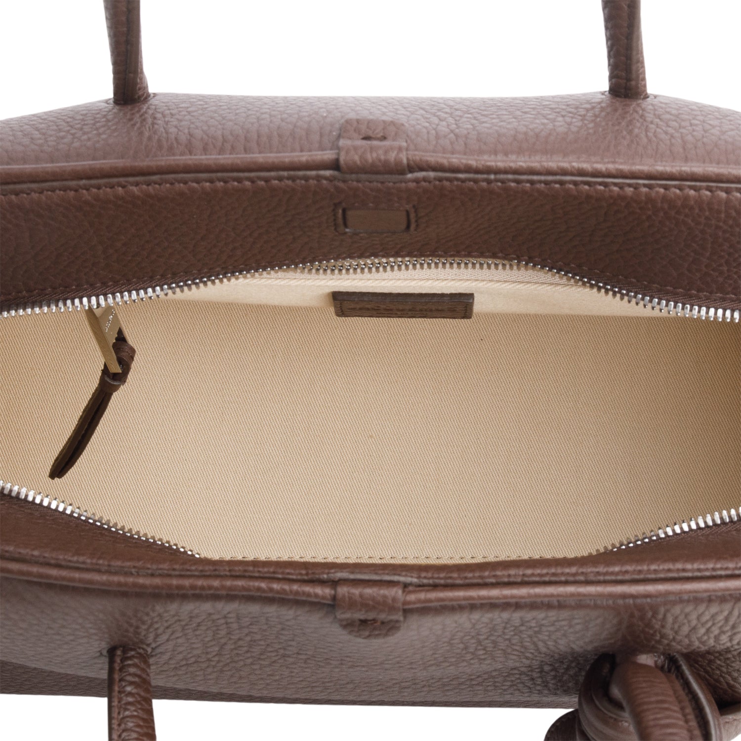 Jacquemus Brown Grained Calfskin Le Turismo Bowler Bag