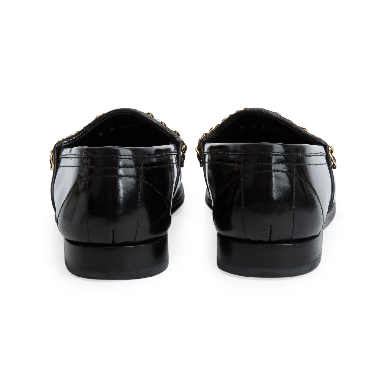 Dolce & Gabbana Black Vitello Polished Leather Visconti Loafers, Men's Size 9 w/ Box