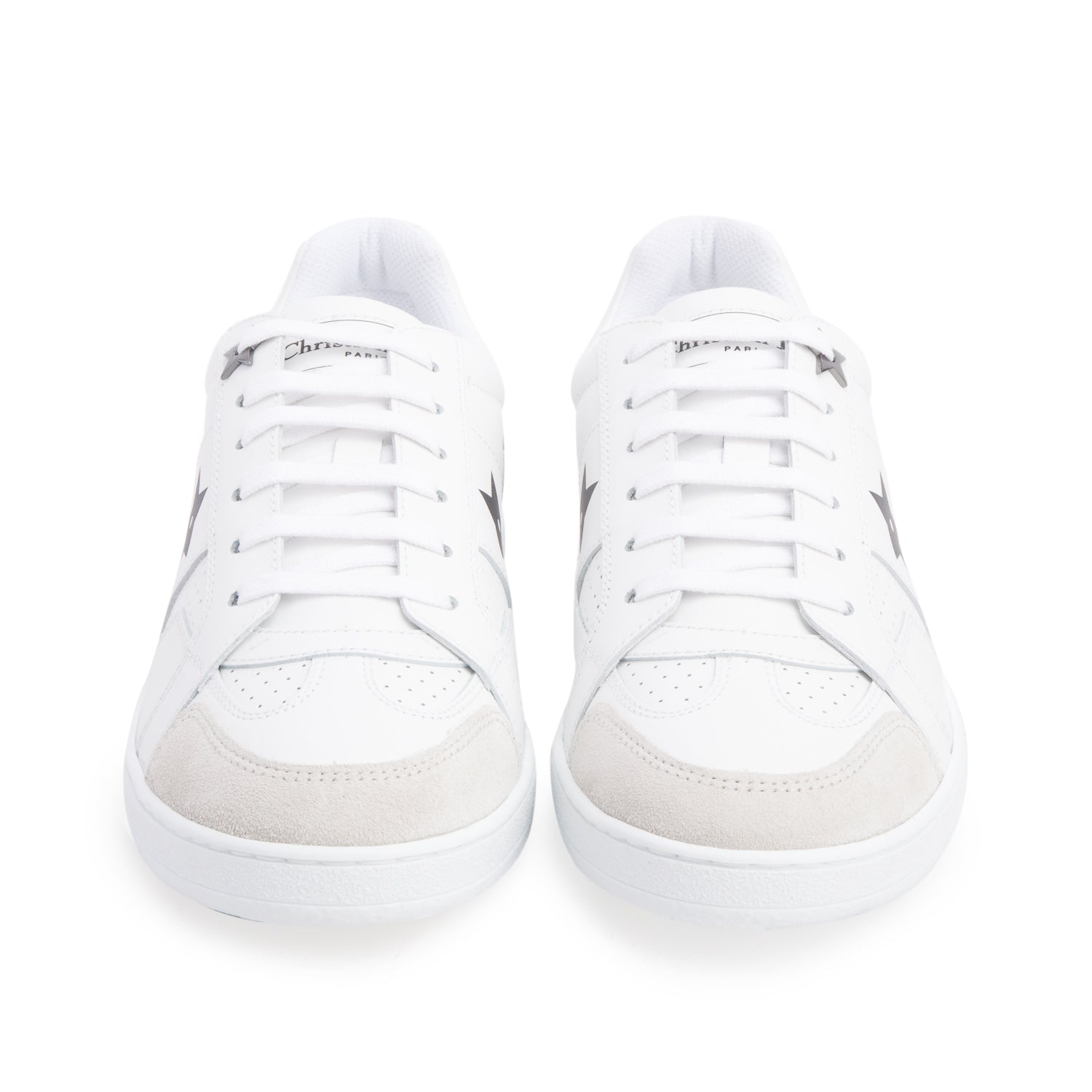 Christian Dior 2022 White Calfskin Star Ors Low Top Sneakers, Women's Size 35 w/ Box