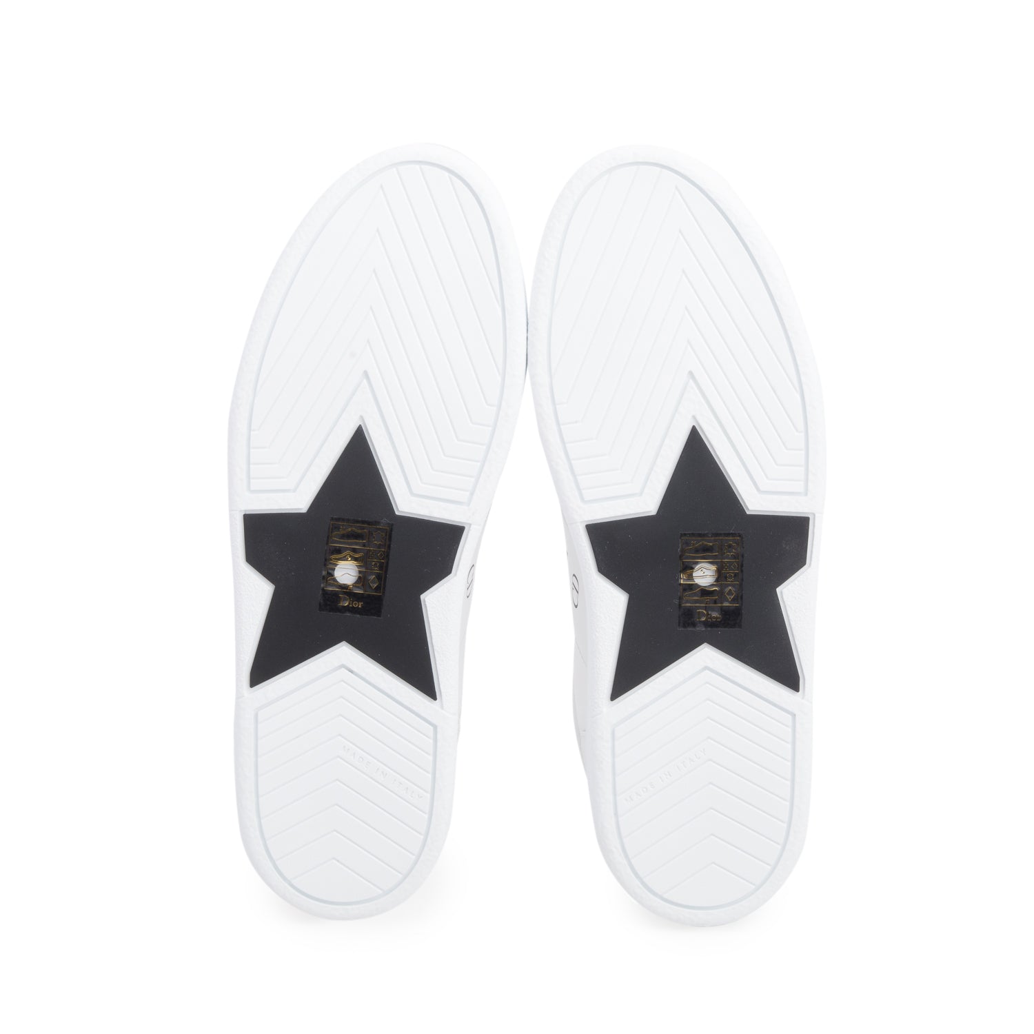 Christian Dior 2022 White Calfskin Star Ors Low Top Sneakers, Women's Size 35 w/ Box