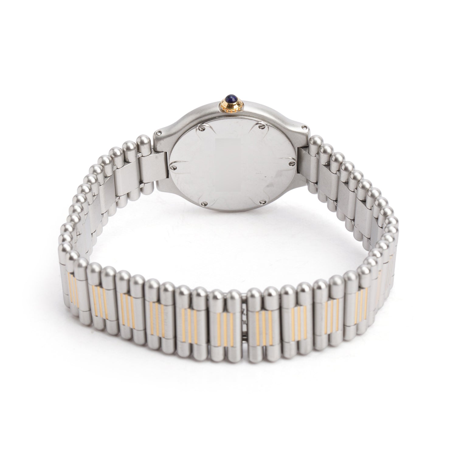 Cartier Stainless Steel & 18k Yellow Gold Plated Must de Cartier 21 28 MM Watch 9011 w/ Box & Papers