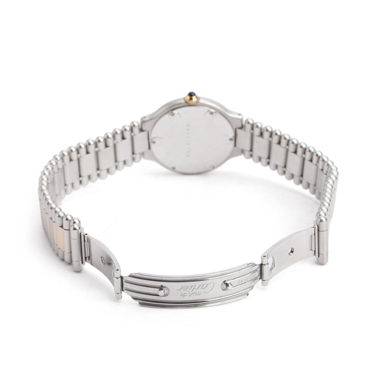 Cartier Stainless Steel & 18k Yellow Gold Plated Must de Cartier 21 28 MM Watch 9011 w/ Box & Papers