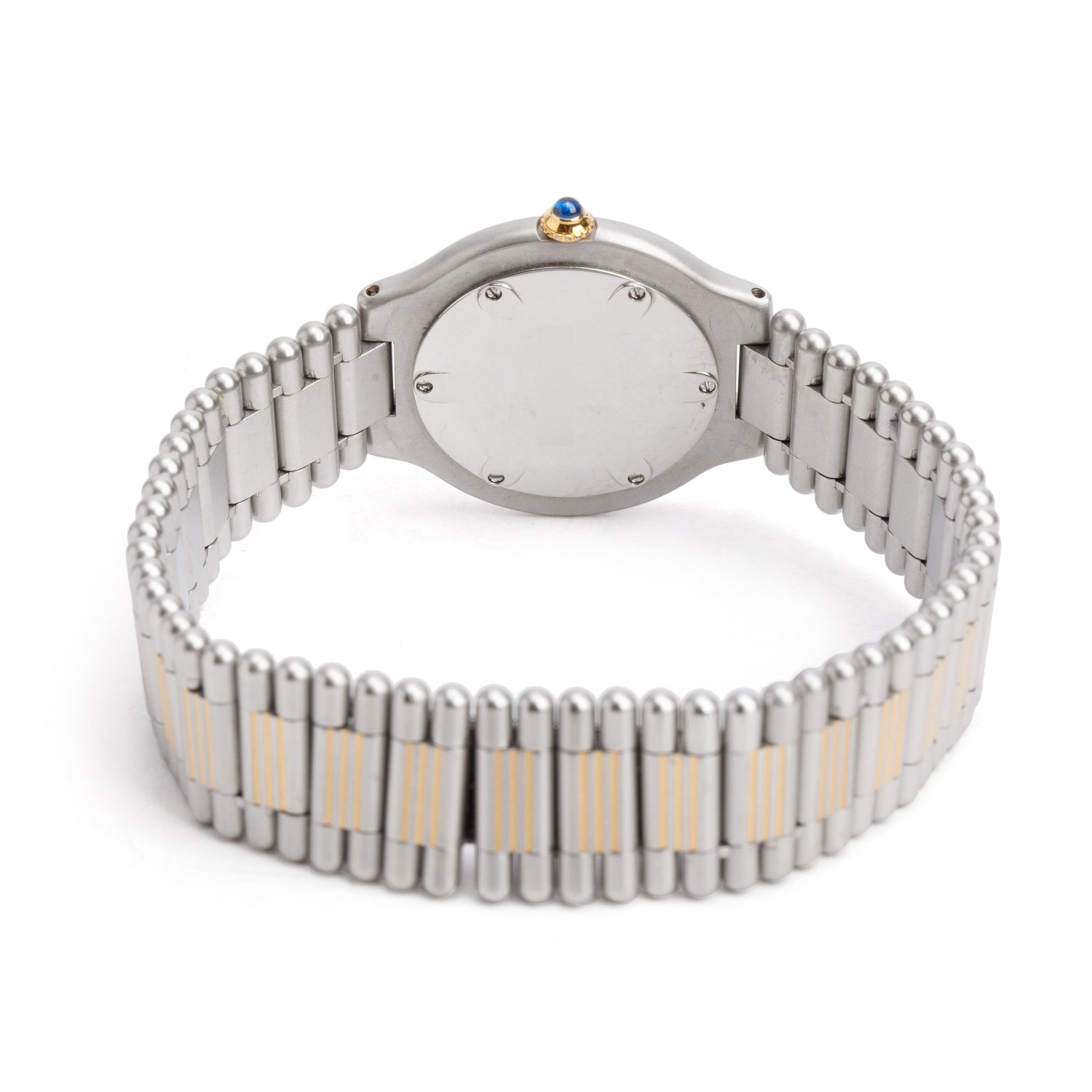 Cartier Stainless Steel & 18k Yellow Gold Plated Must de Cartier 21 31 MM Watch 9011 w/ Box & Papers