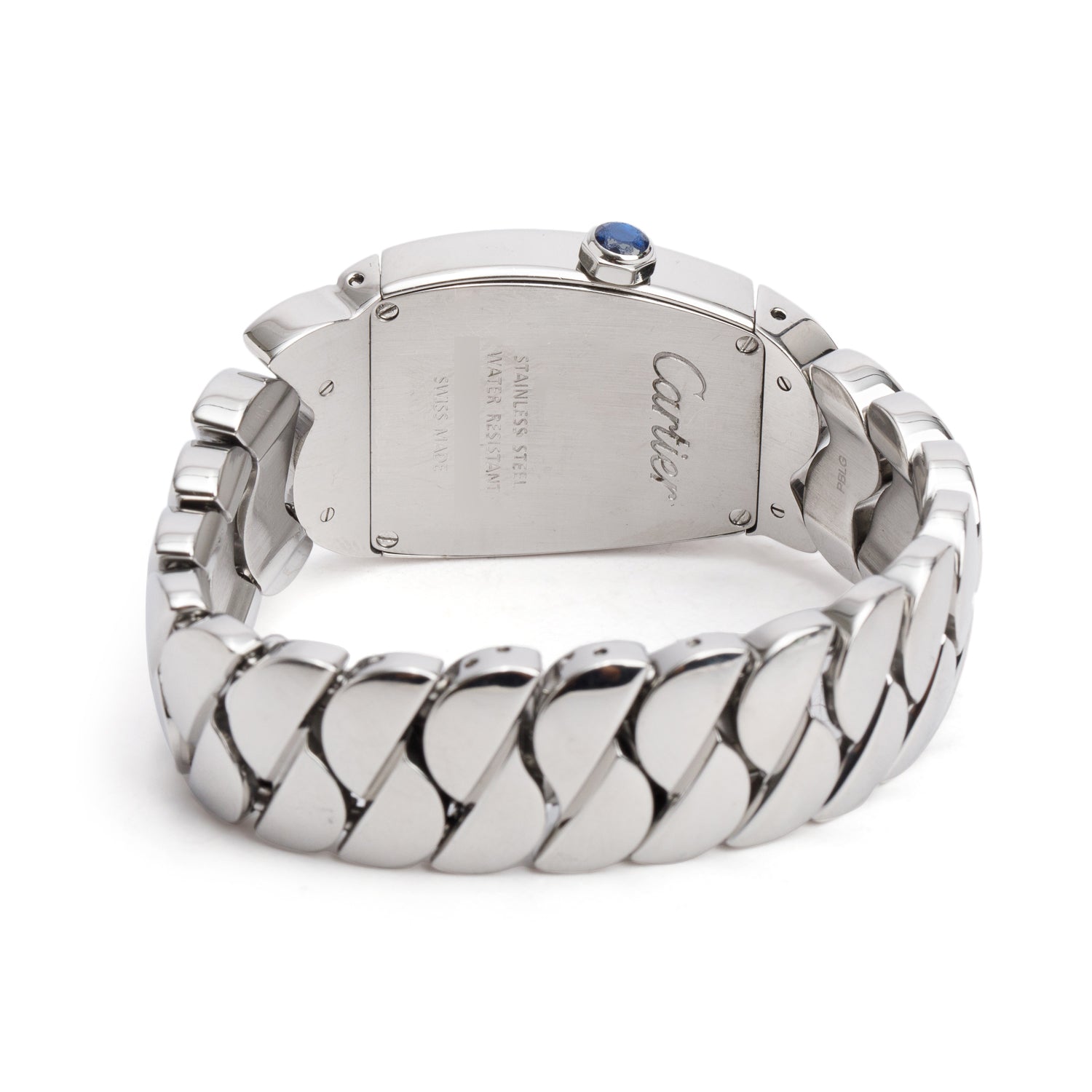 Cartier Stainless Steel La Dona de Cartier 28 MM Watch Silver Dial, Large Model 2835 w/ Box