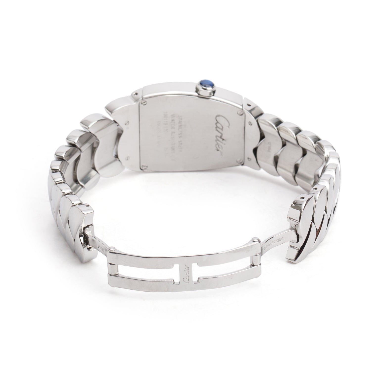 Cartier Stainless Steel La Dona de Cartier 28 MM Watch Silver Dial, Large Model 2835 w/ Box