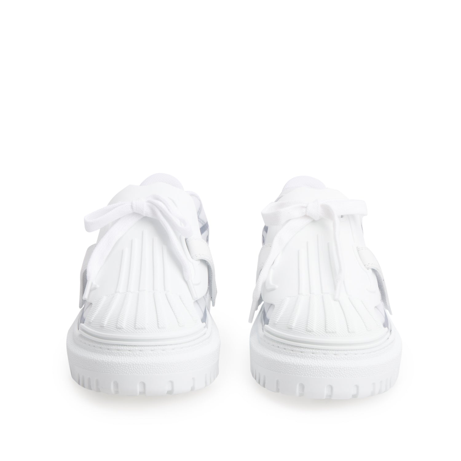 Christian Dior White/Blue Nylon Mesh Dior-ID Platform Sneakers, Women's Size 36 w/ Box