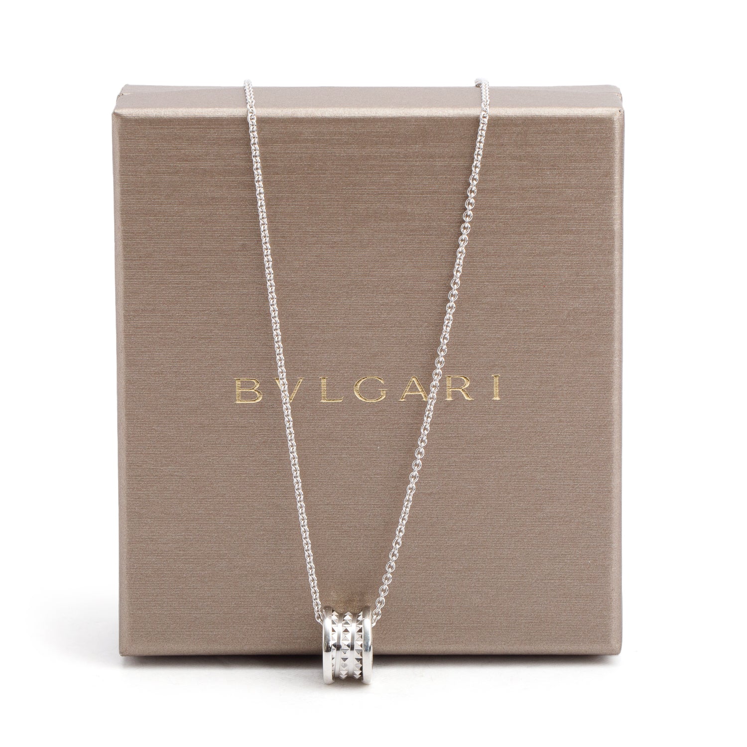 BVLGARI 2025 Sterling Silver Save The Children Pendant Necklace w/ Box & Certificate