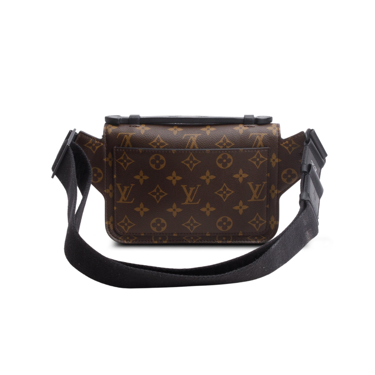 Louis Vuitton Monogram Macassar S Lock Waist Bag