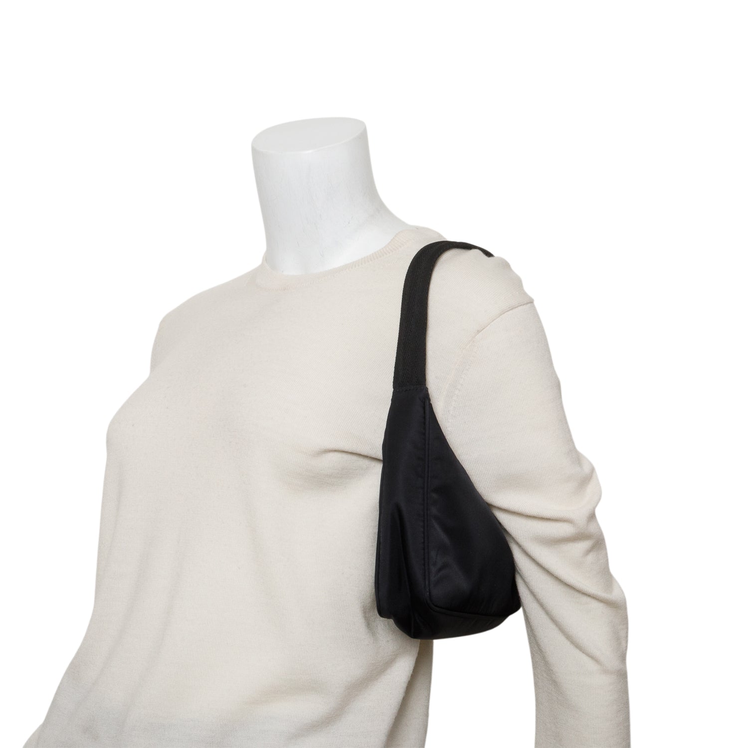 Prada Black Re-Nylon Saffiano Re-Edition 2000 Mini Bag