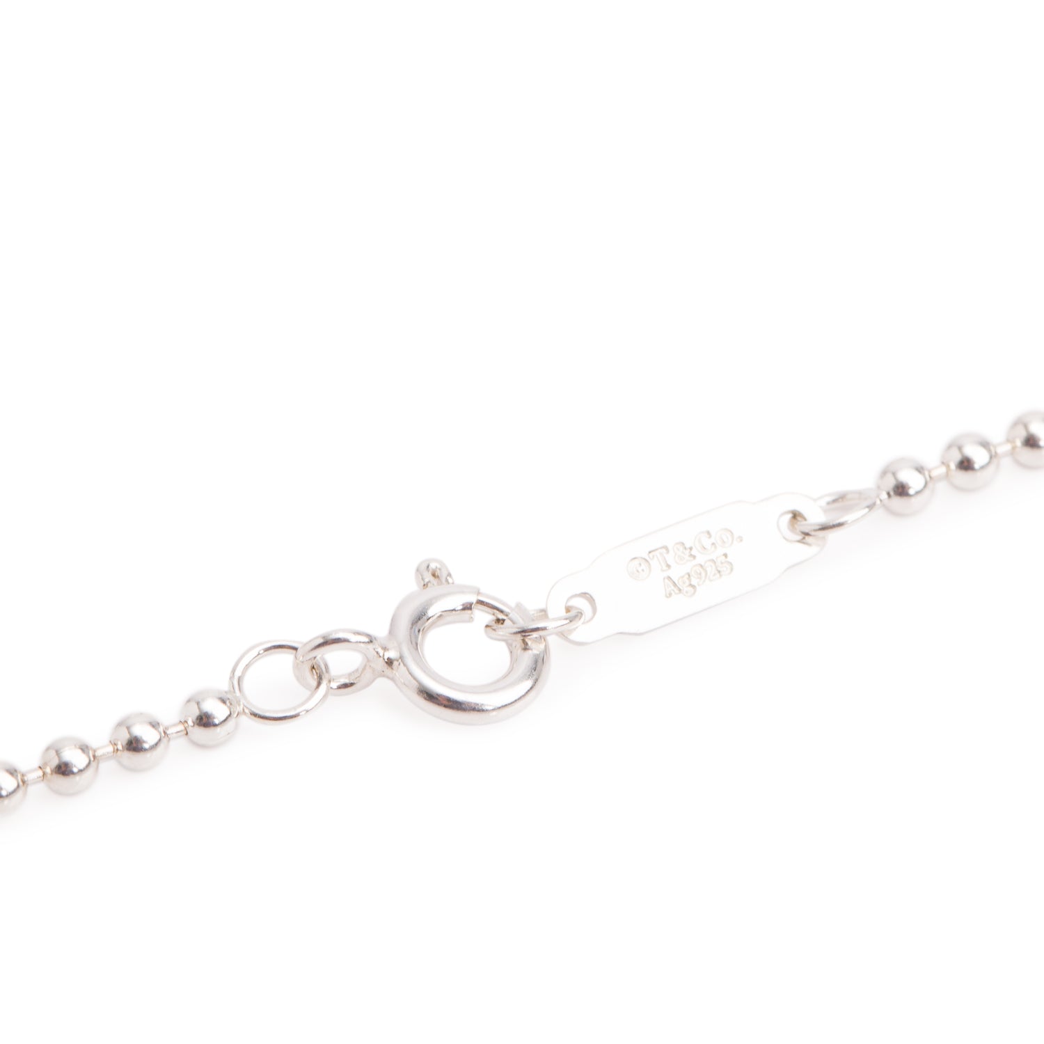 Tiffany & Co. Sterling Silver 1837 Makers I.D. Tag Pendant Necklace
