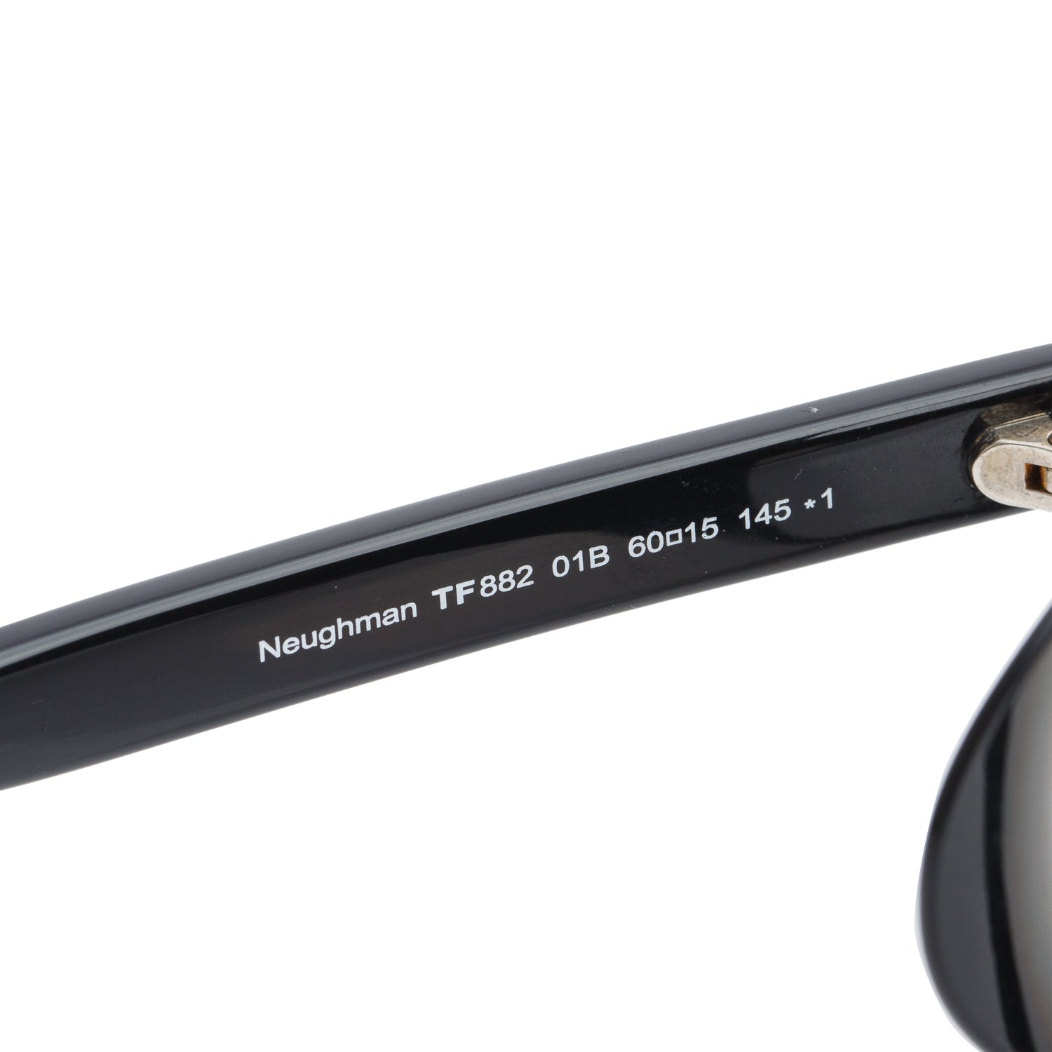 Tom Ford TF 882 Black Neughman Aviator Sunglasses w/ Case