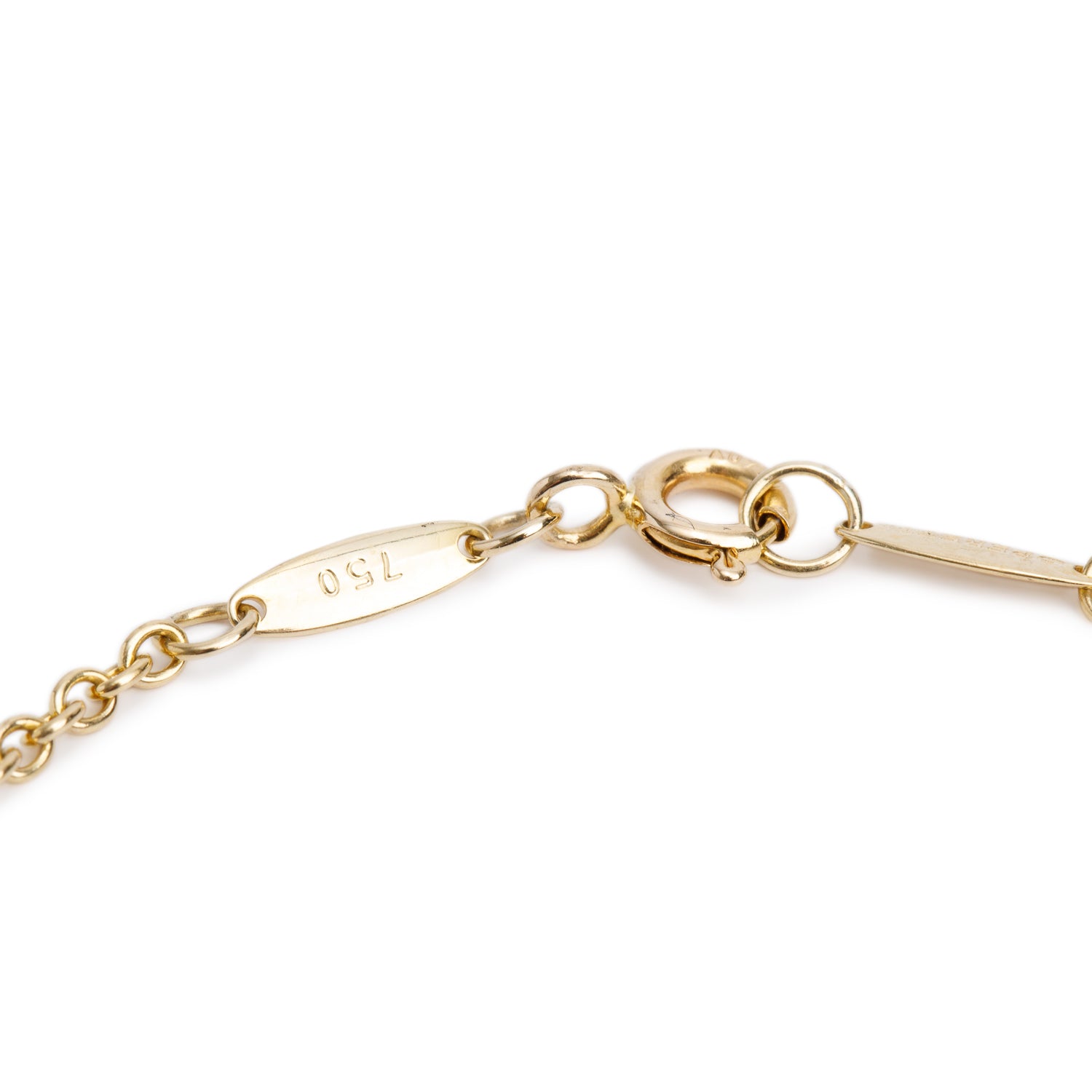 Tiffany & Co. Elsa Peretti 18k Yellow Gold Open Heart Bracelet w/ Box