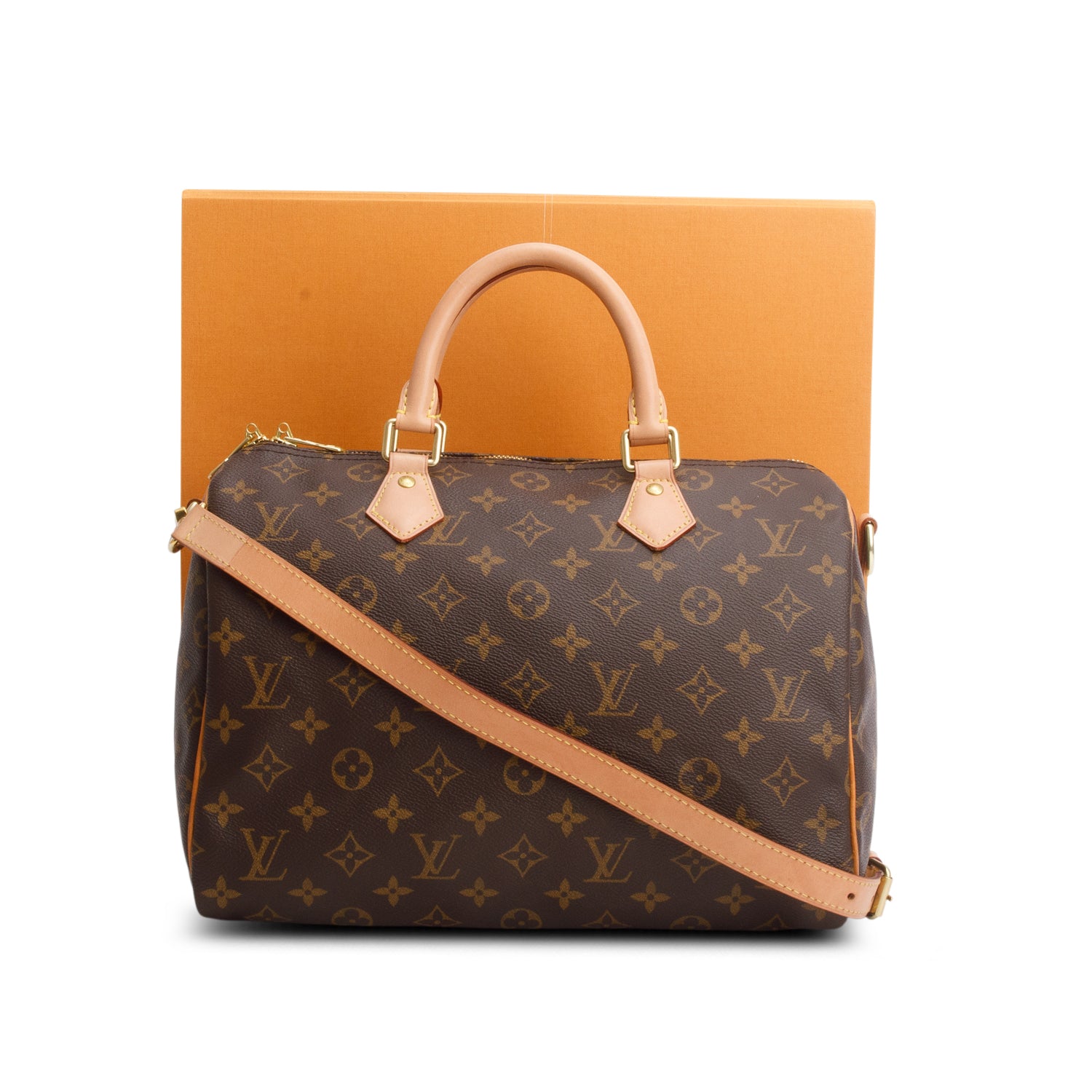 Louis Vuitton Monogram Speedy Bandouliere 30 w/ Box