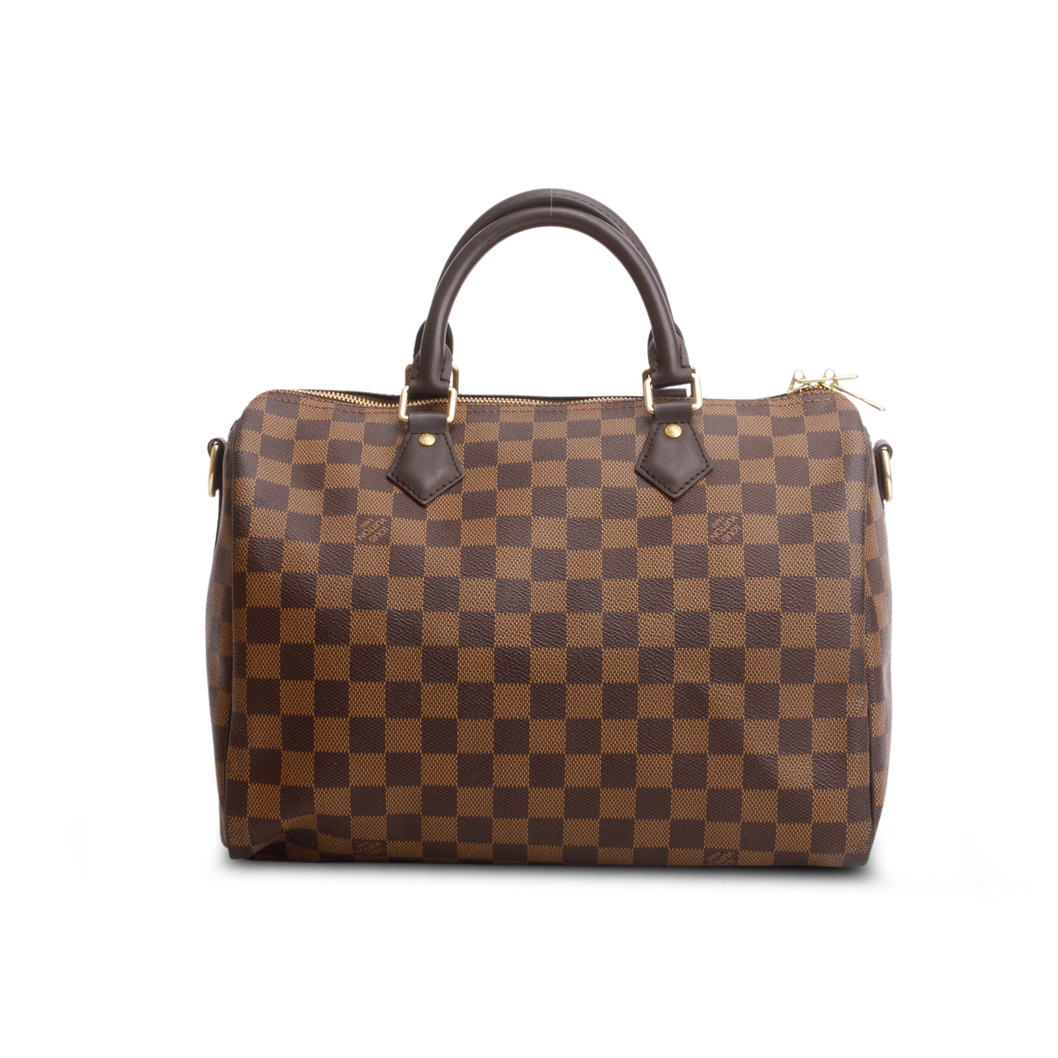 Louis Vuitton Damier Ebene Speedy Bandouliere 30 w/ Box & Strap