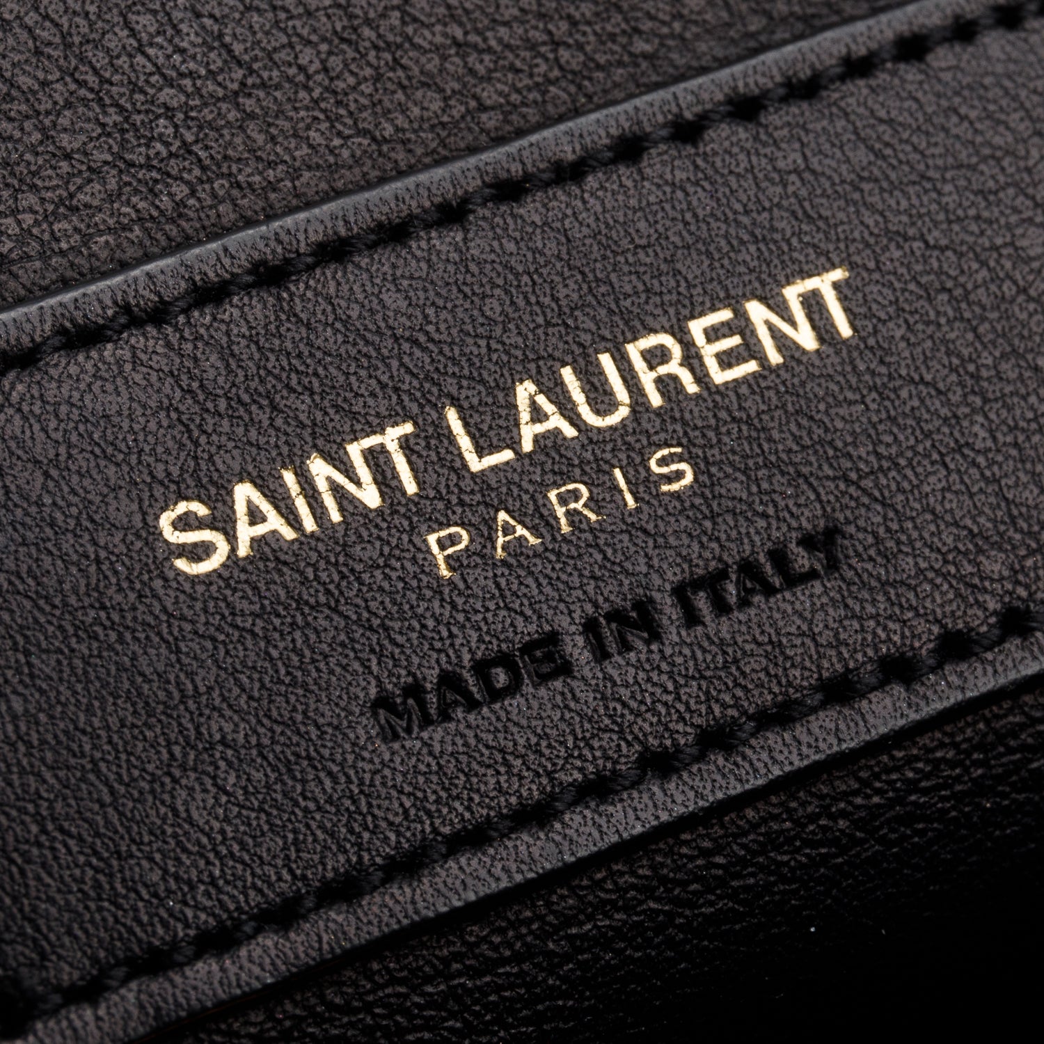 Saint Laurent Black Calfskin Medium Cabas Tote