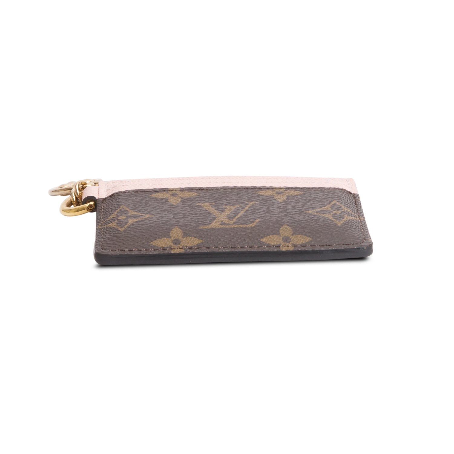 Louis Vuitton Rose Ballerine Monogram LV Charms Card Holder
