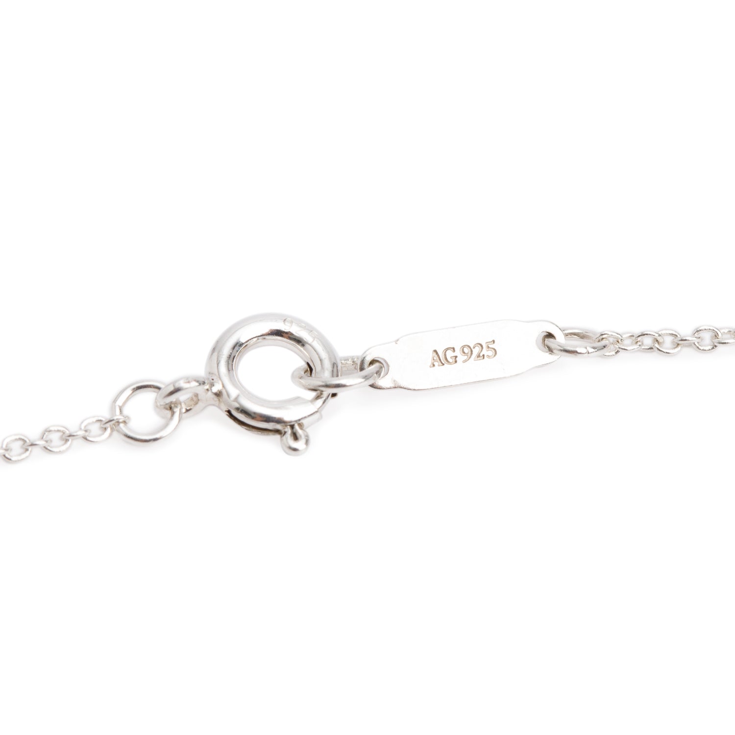 Tiffany & Co. Sterling Silver Mini Bow Pendant Necklace
