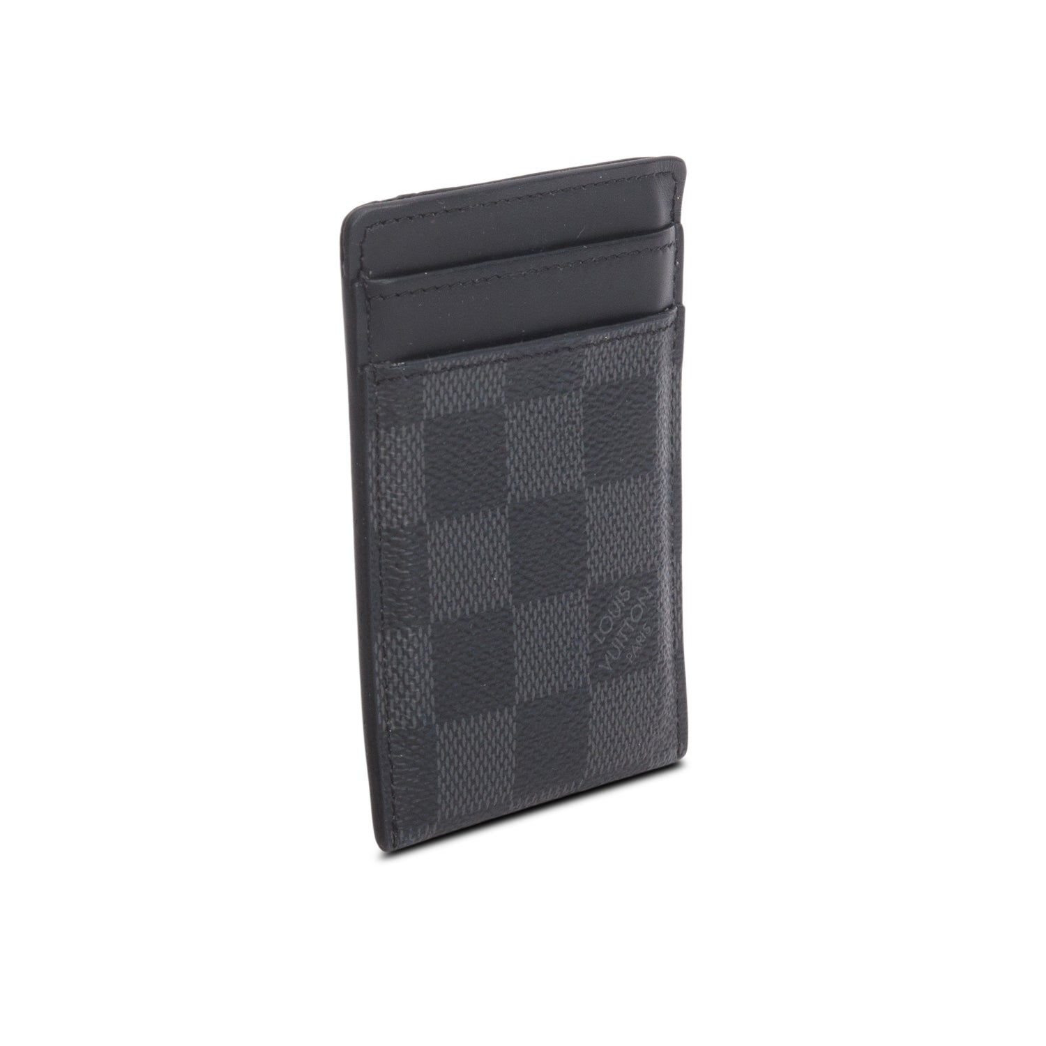 Louis Vuitton Damier Graphite Pince Card Holder Bill Clip