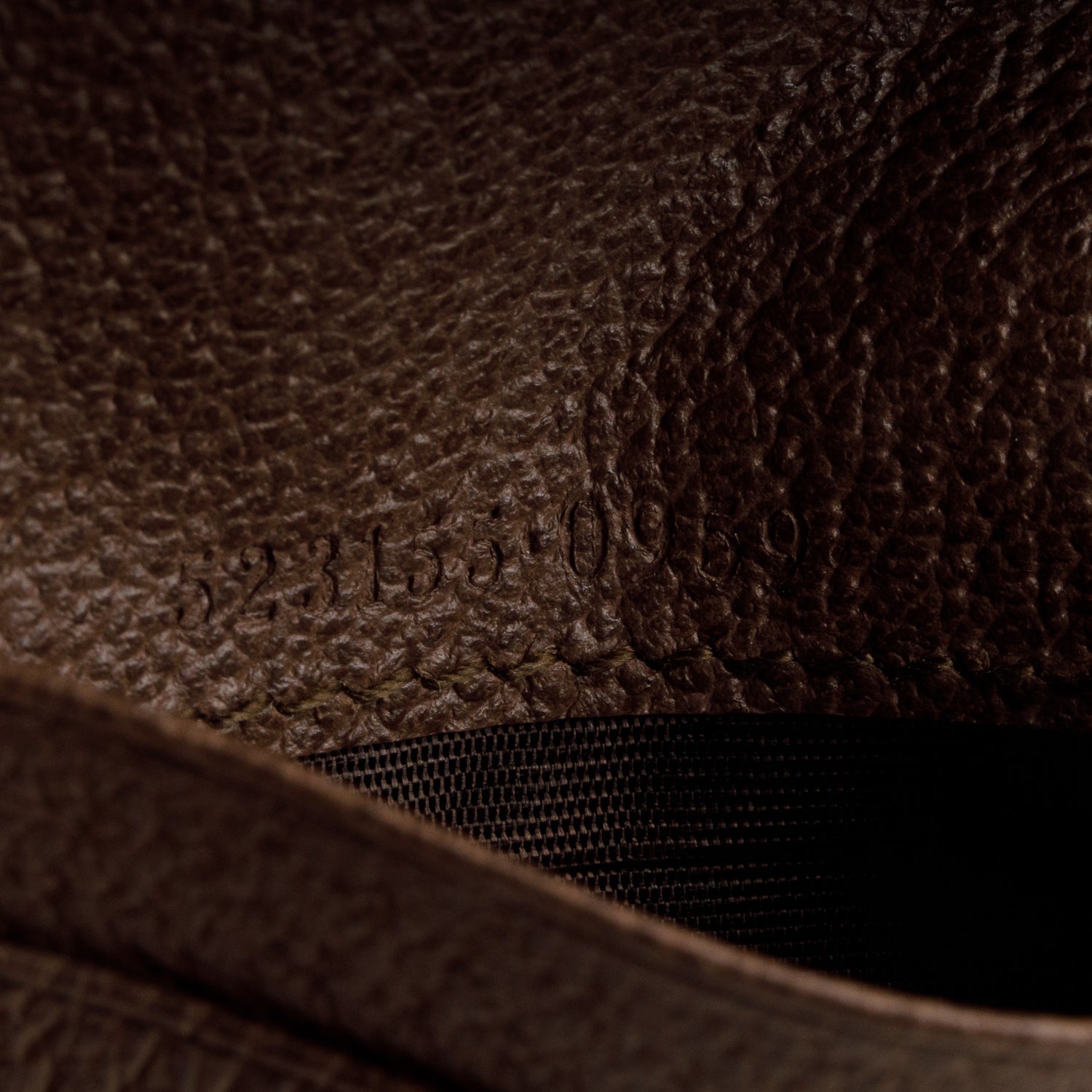 Gucci Brown Ophidia GG Supreme Canvas Card Case Wallet