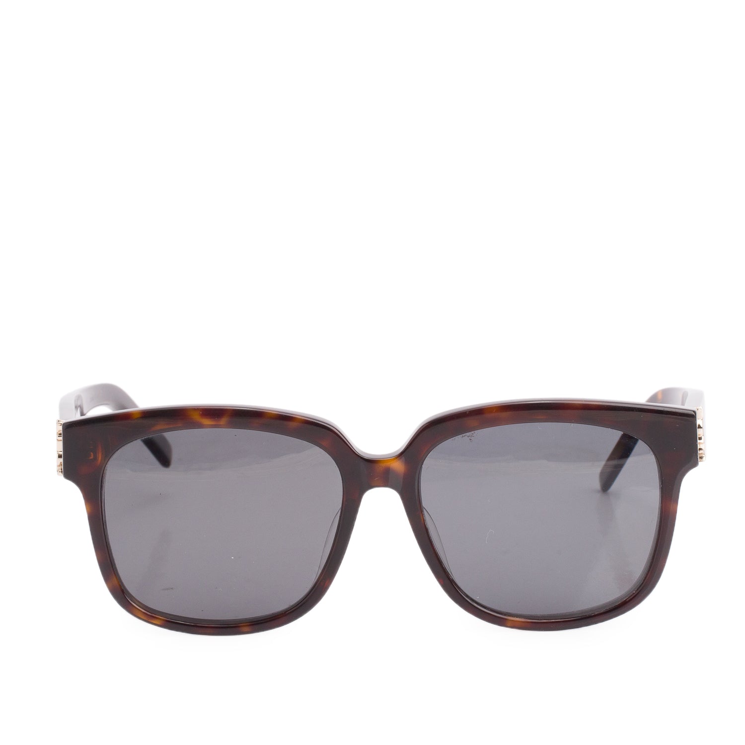 Saint Laurent SL M40/F Havana Acetate Square Sunglasses