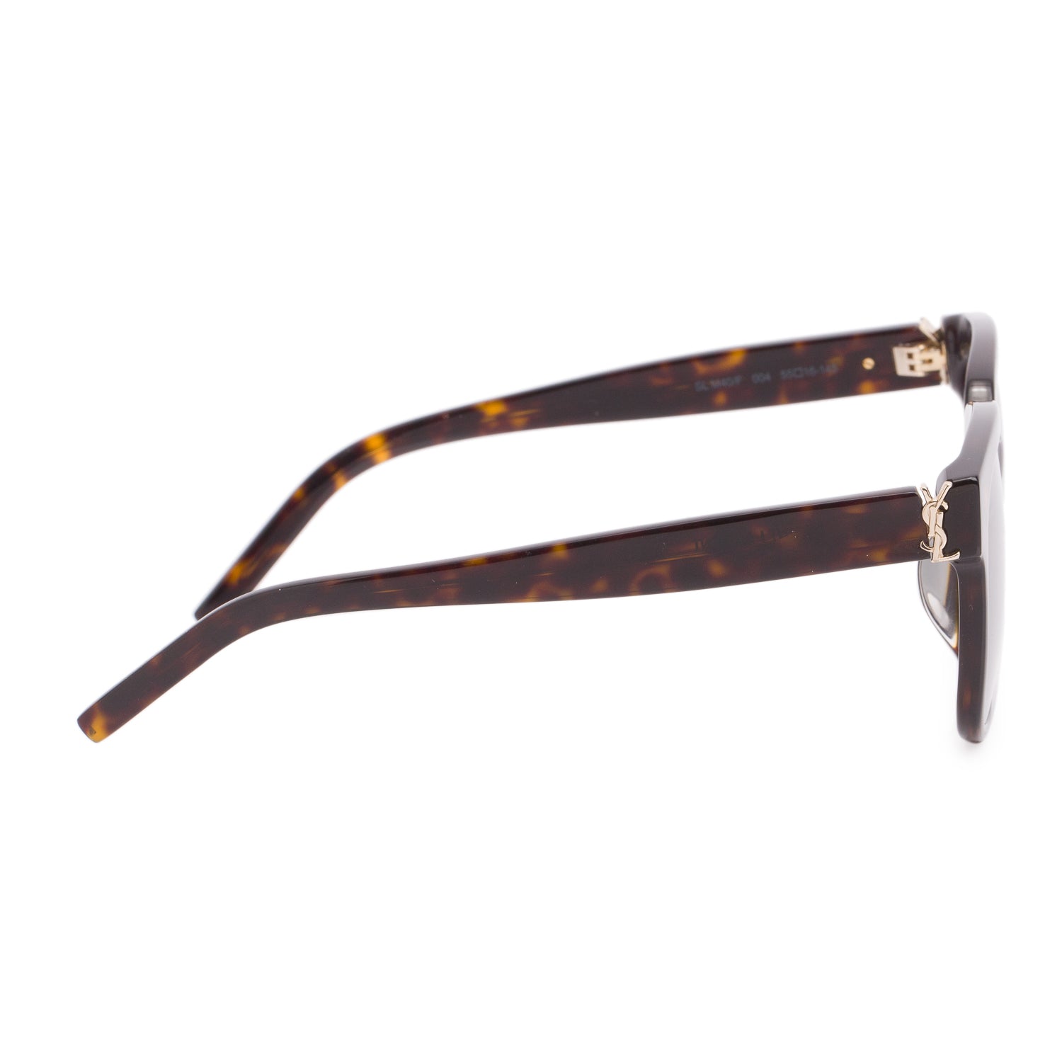 Saint Laurent SL M40/F Havana Acetate Square Sunglasses