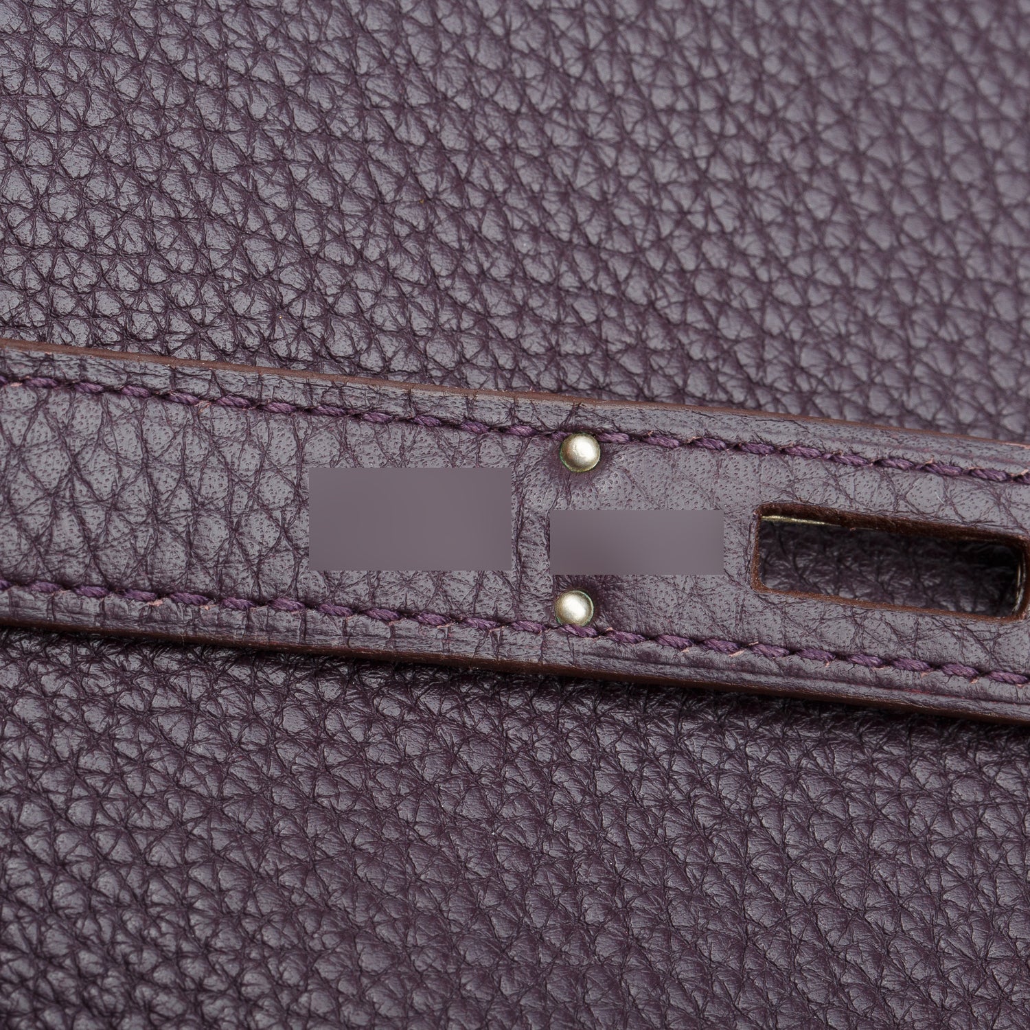 Hermes Prunoir Taurillon Clemence Birkin 35 w/ Box