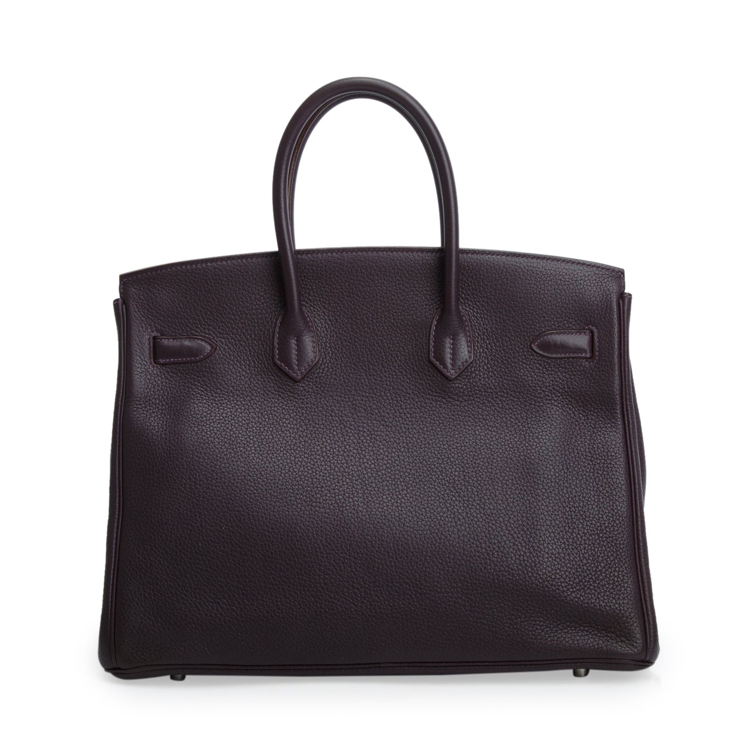 Hermes Prunoir Taurillon Clemence Birkin 35 w/ Box