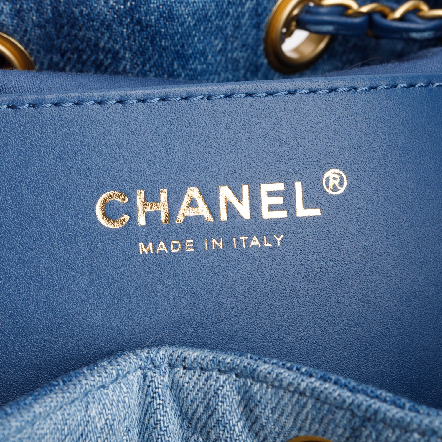 Chanel Blue Washed Denim Quilted Small 25 Handbag