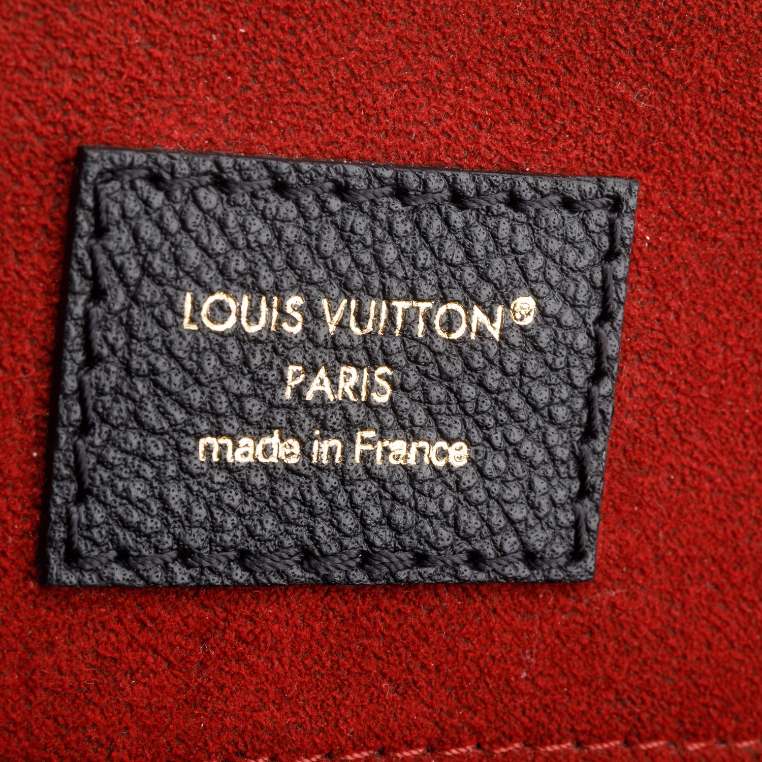 Louis Vuitton Black Monogram Empreinte Grand Palais w/ Strap
