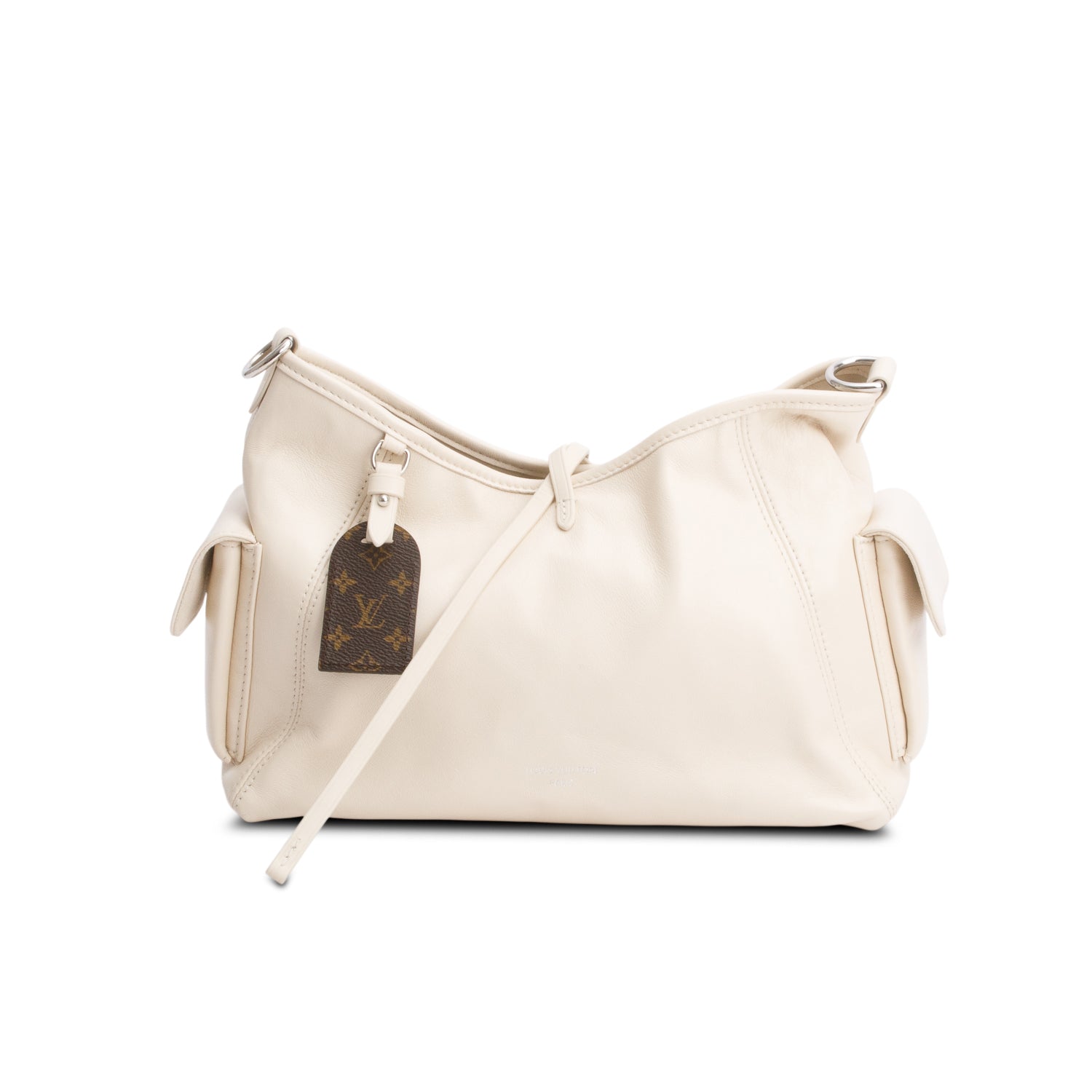 Louis Vuitton Cream CarryAll Cargo Vibe PM w/ Straps