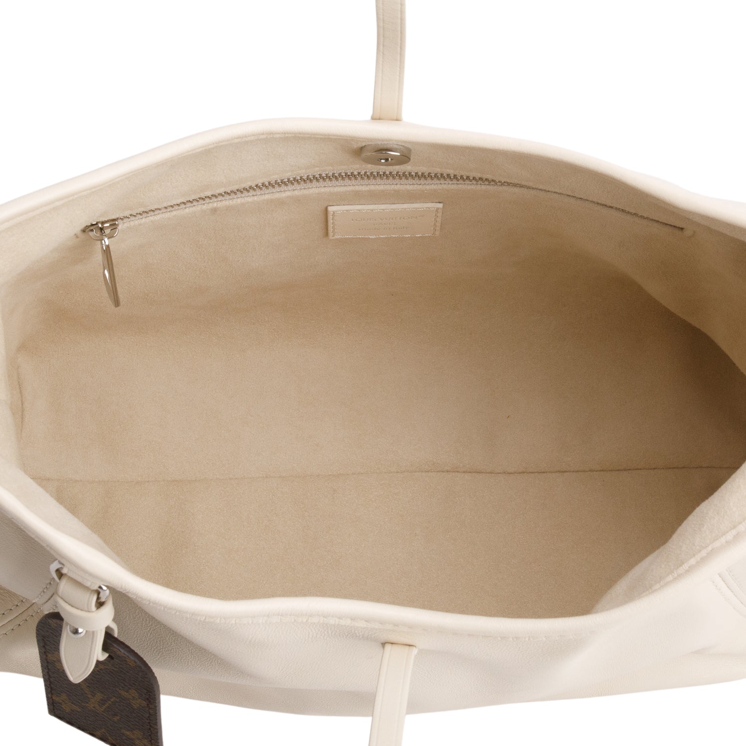 Louis Vuitton Cream CarryAll Cargo Vibe PM w/ Straps