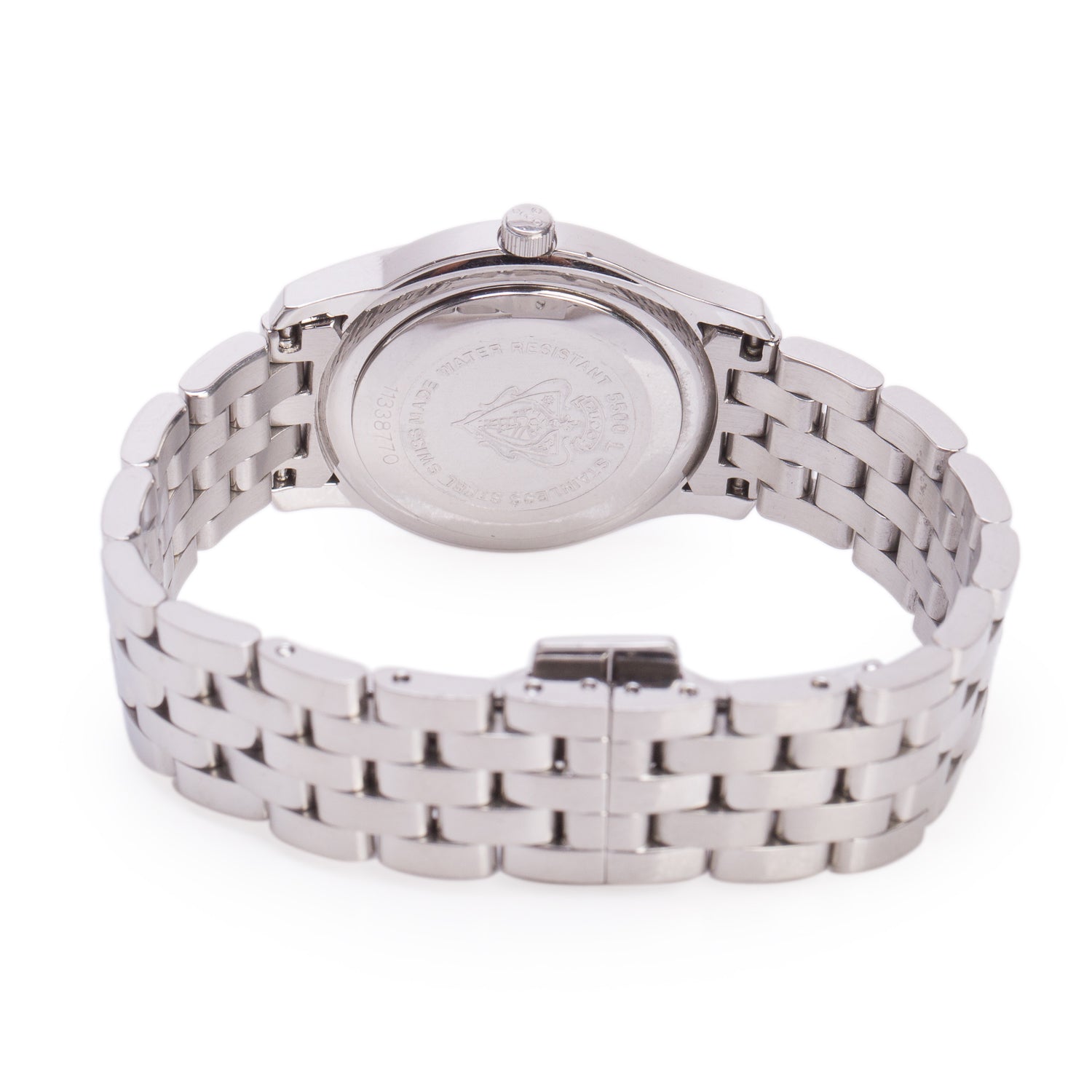 Gucci Stainless Steel 5500 Series 27 MM Watch Black Dial