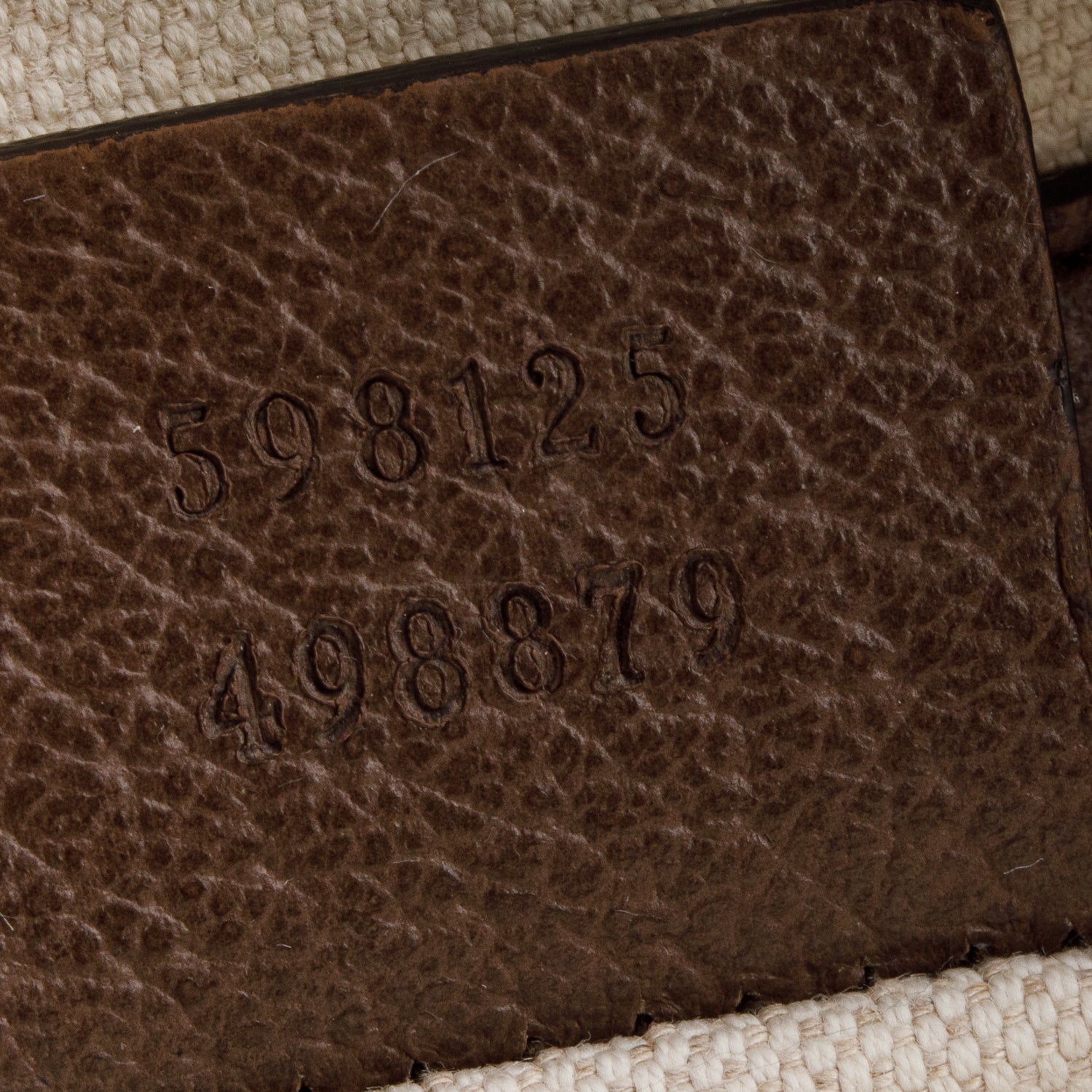 Gucci GG Supreme Monogram Textured Dollar Calfskin Web Small Ophidia Half Moon Hobo w/ Box