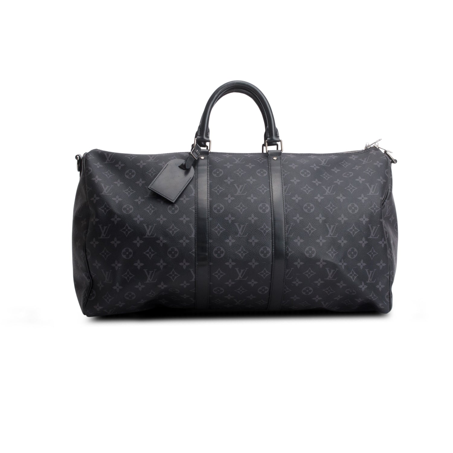 Louis Vuitton Monogram Eclipse Keepall Bandouliere 55 w/ Strap