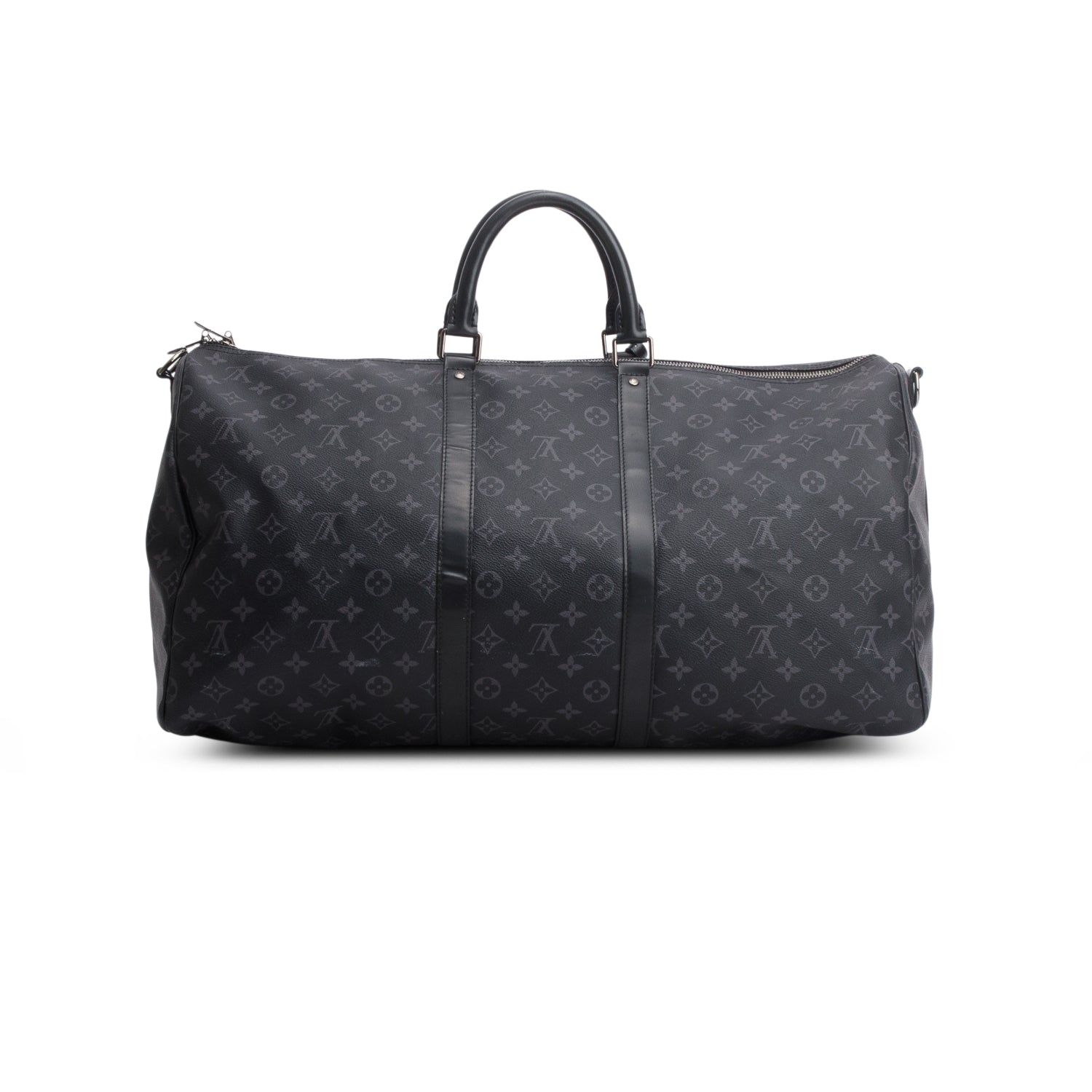 Louis Vuitton Monogram Eclipse Keepall Bandouliere 55 w/ Strap