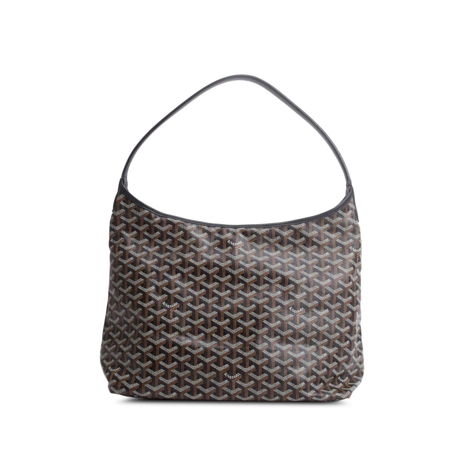 Goyard 2023 Black Goyardine Sac Boheme PM w/ Pouch & Receipt