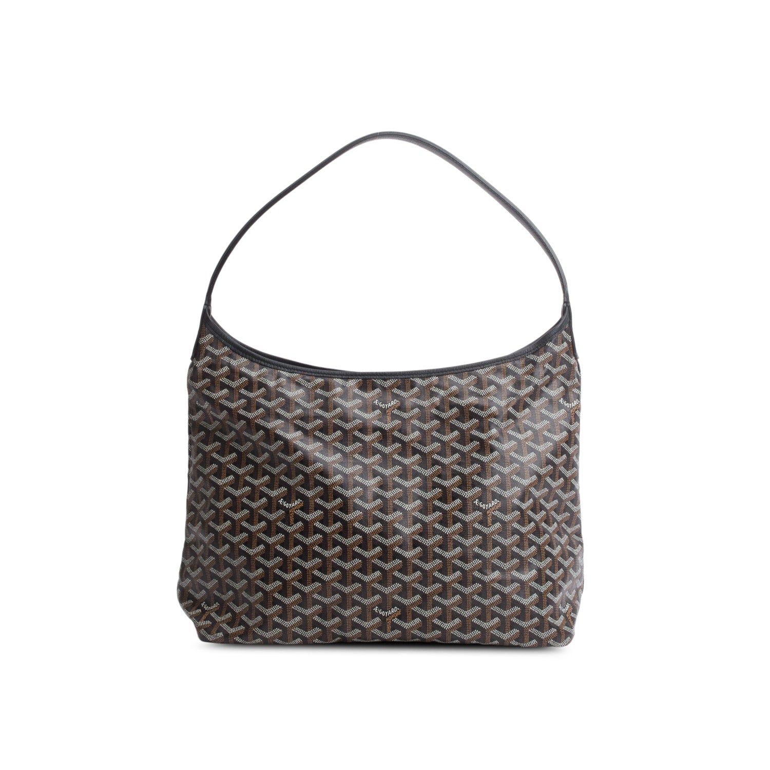 Goyard 2023 Black Goyardine Sac Boheme PM w/ Pouch & Receipt