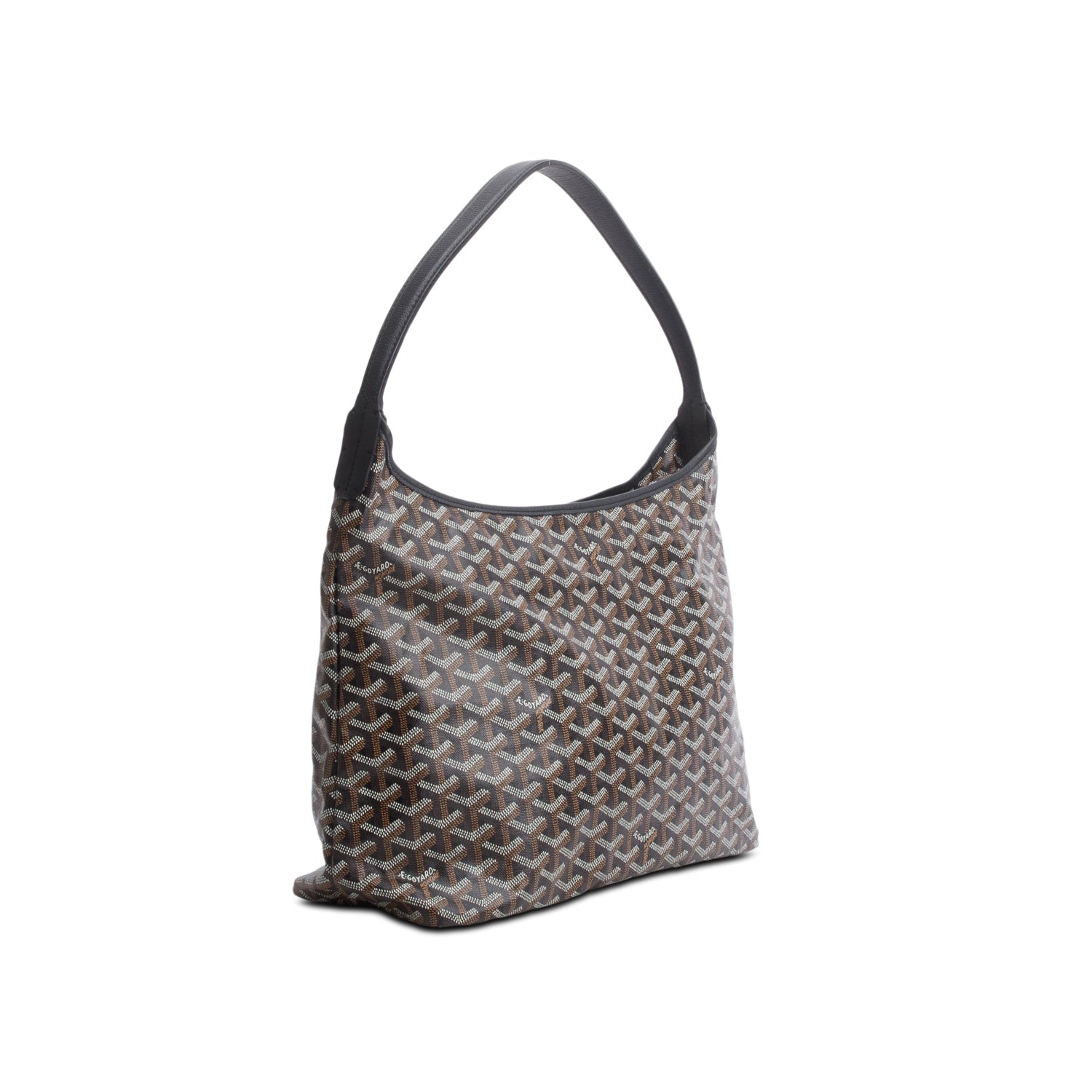 Goyard 2023 Black Goyardine Sac Boheme PM w/ Pouch & Receipt