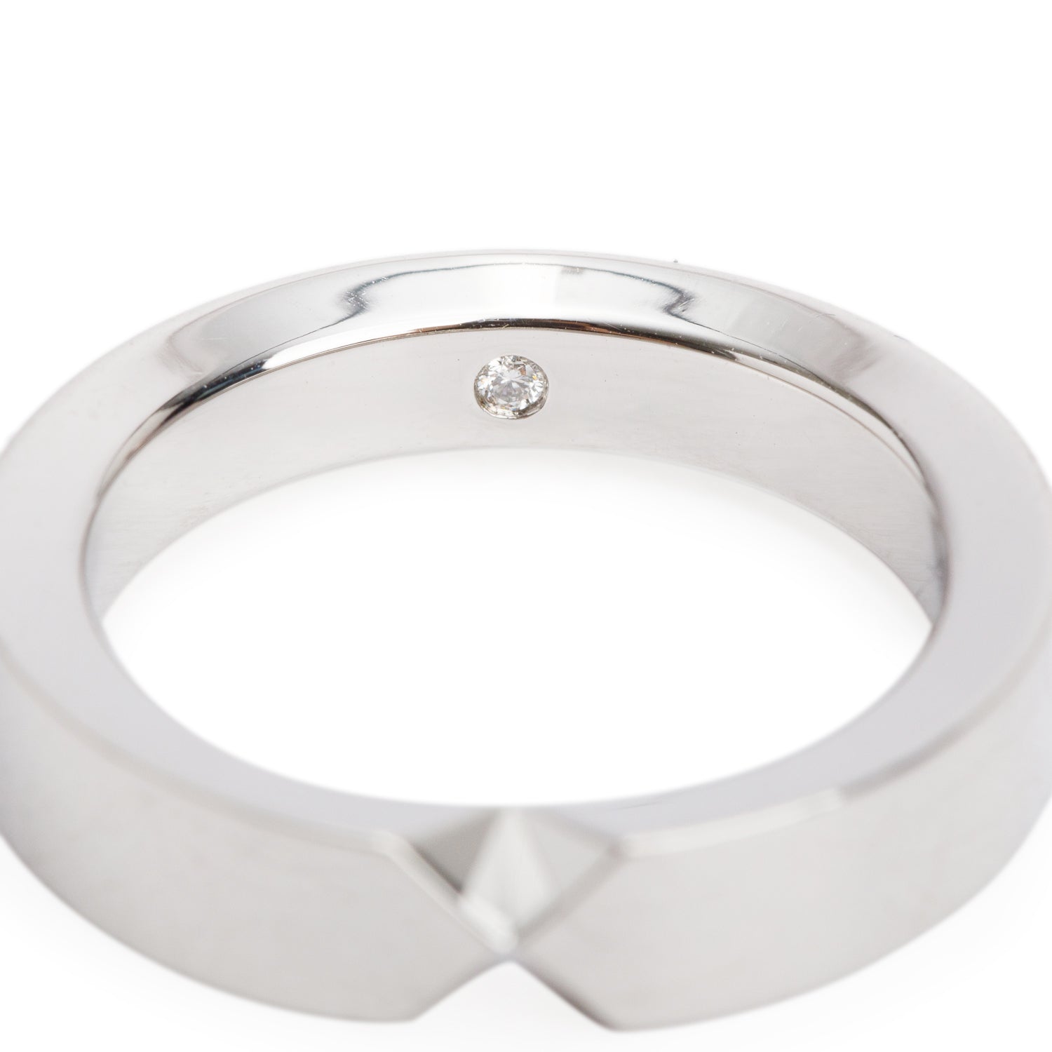 Chaumet 2023 Platinum Josephine Triomphe 4.5 MM Wedding Band Ring 53 6.5 w/ Box & Certificate