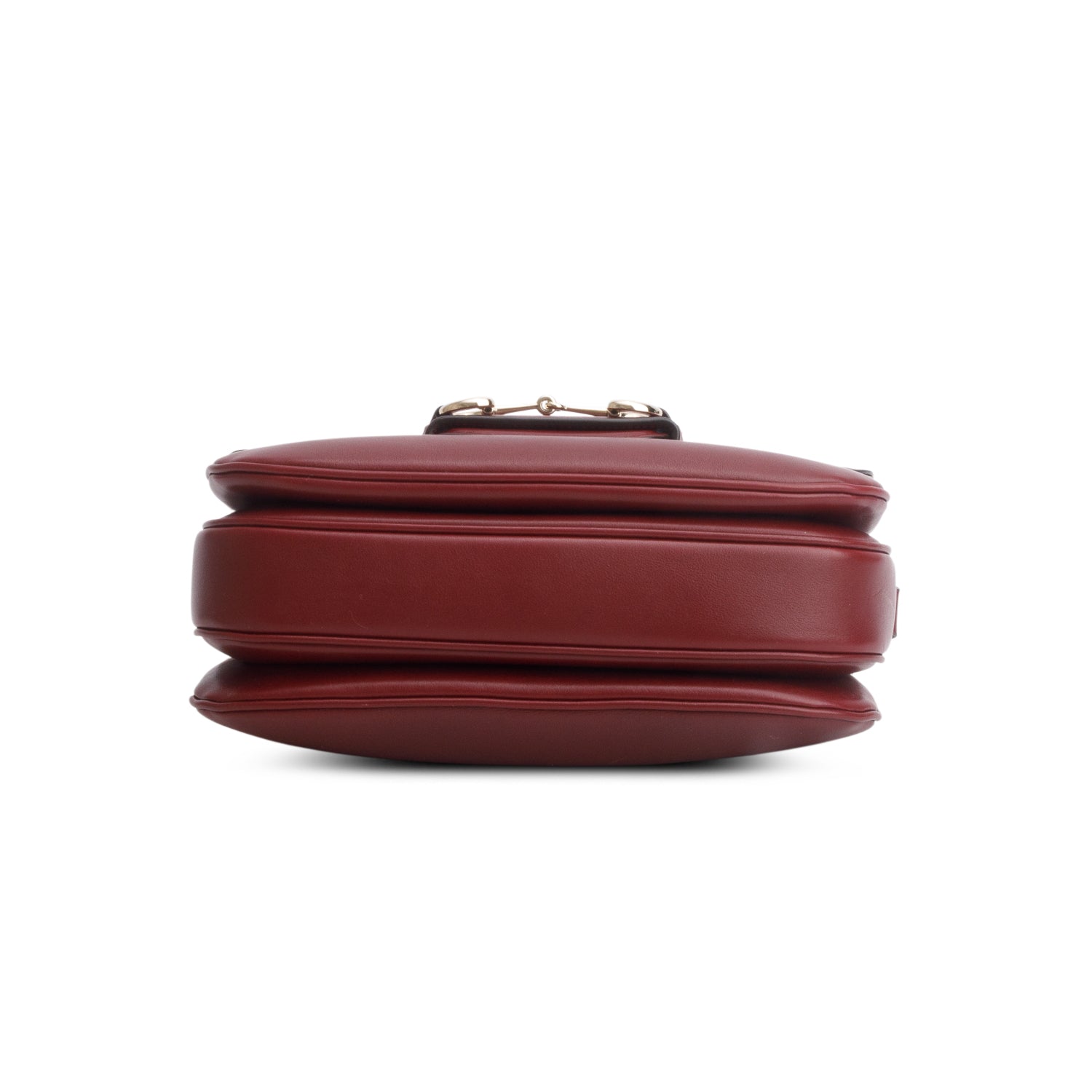 Gucci Red Soft Calfskin Horsebit 1955 Medium Shoulder Bag