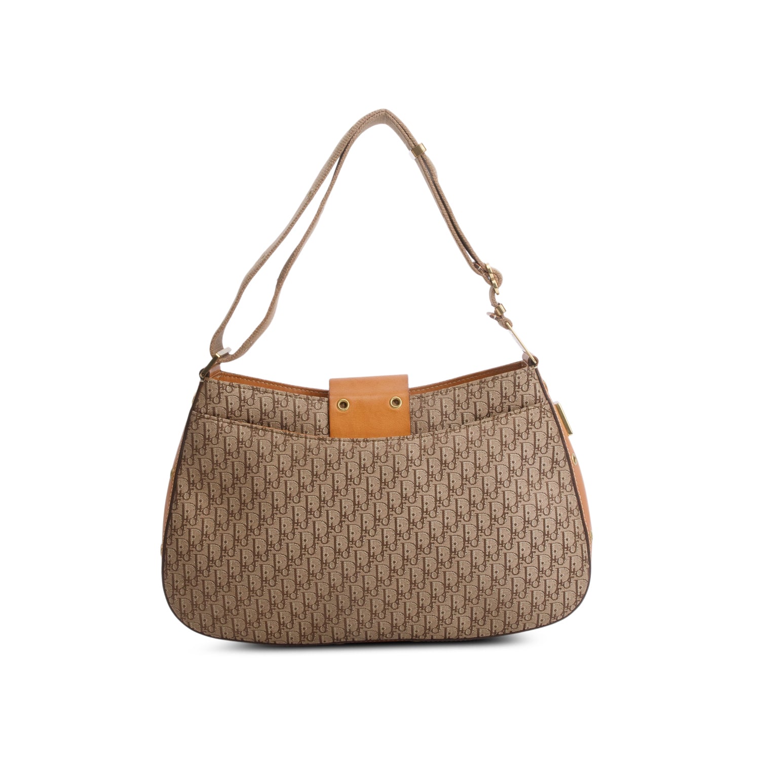 Christian Dior Brown Monogram Street Chic Columbus Bag