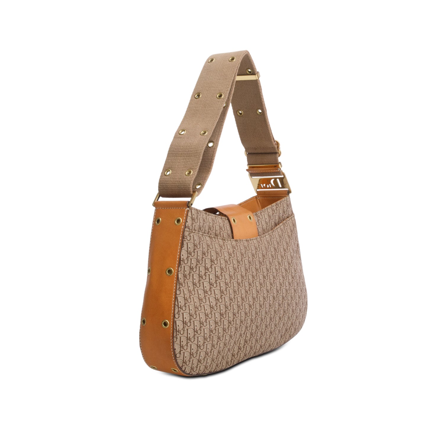 Christian Dior Brown Monogram Street Chic Columbus Bag