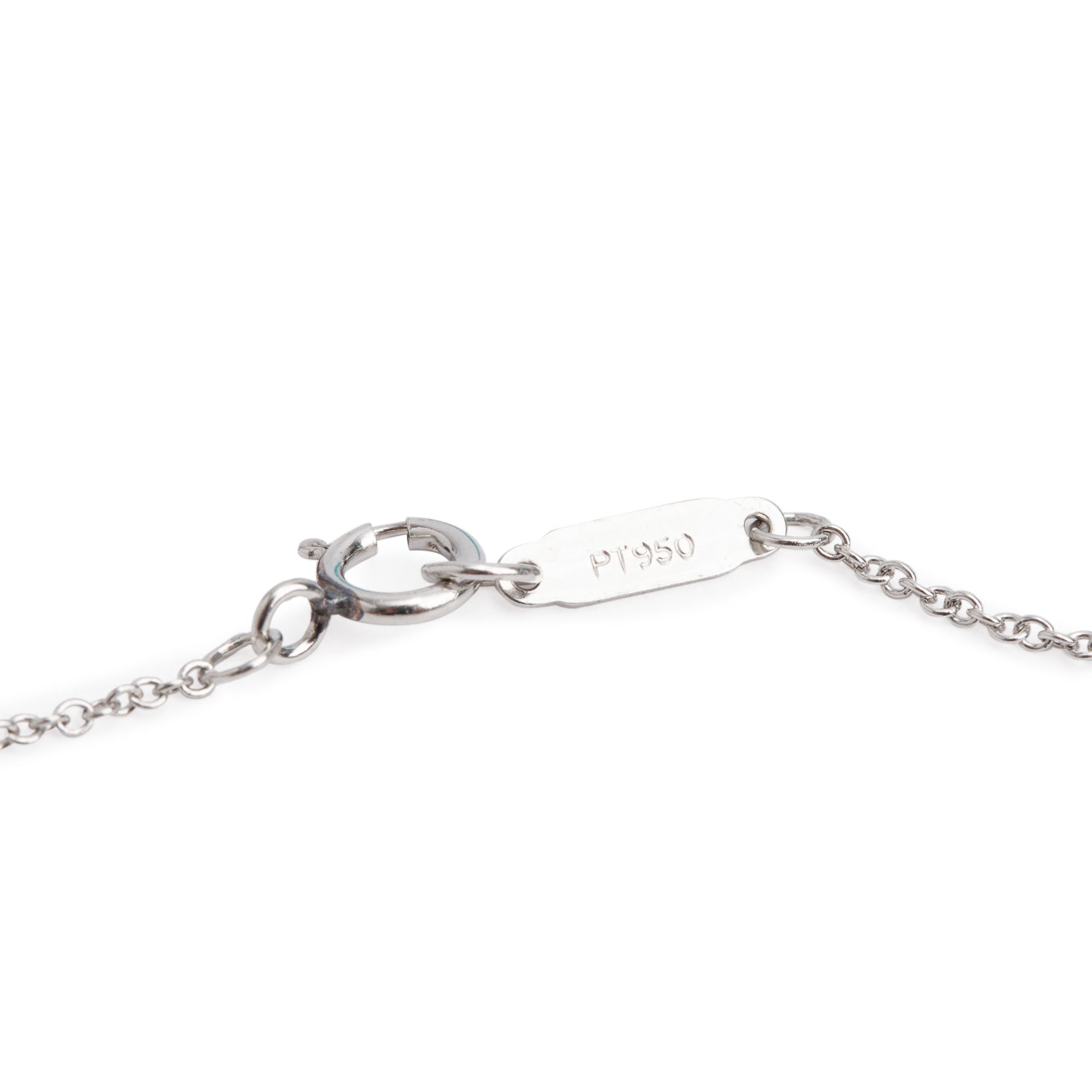 Tiffany & Co. Platinum Diamond Bow Pendant Necklace w/ Box