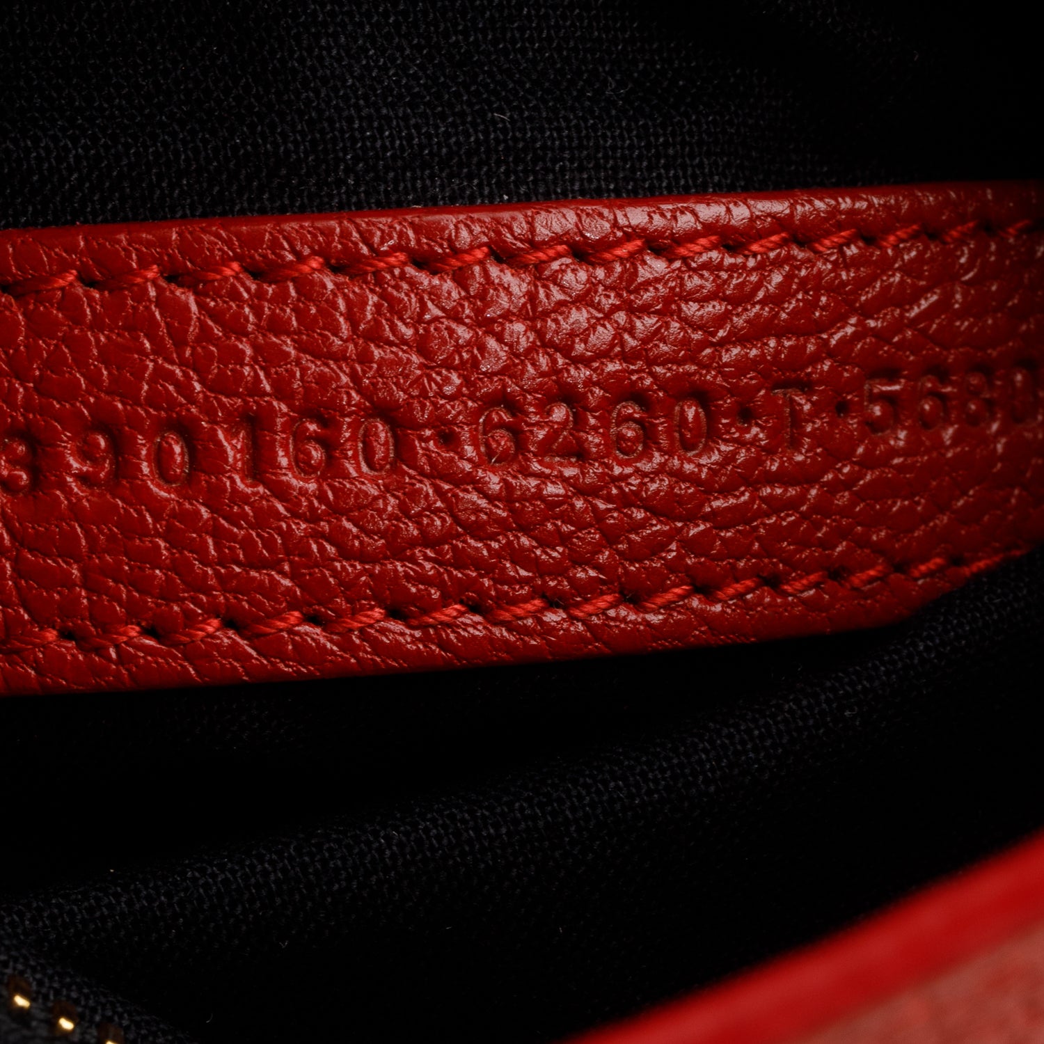 Balenciaga Red Agneau Classic Hardware Mini City w/ Strap