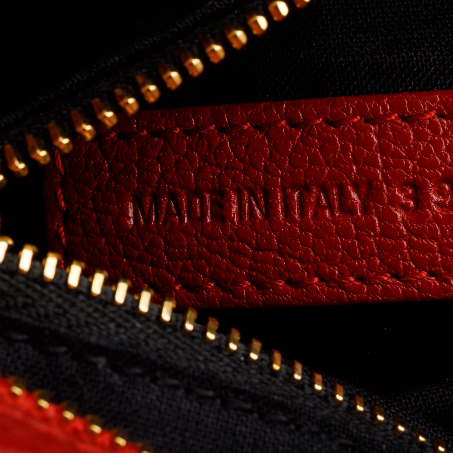 Balenciaga Red Agneau Classic Hardware Mini City w/ Strap