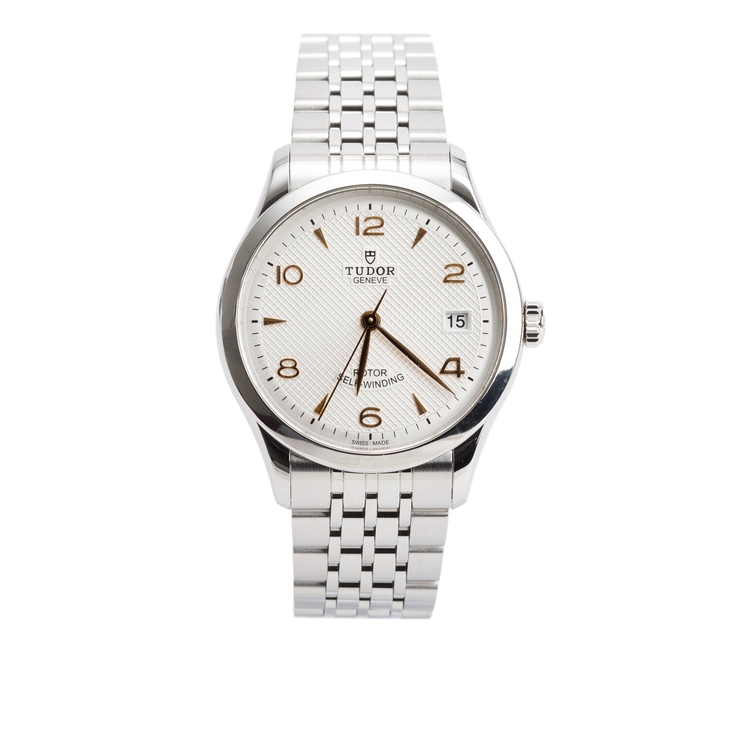 Tudor Stainless Steel 1926 36 MM Automatic Watch White Dial 91450