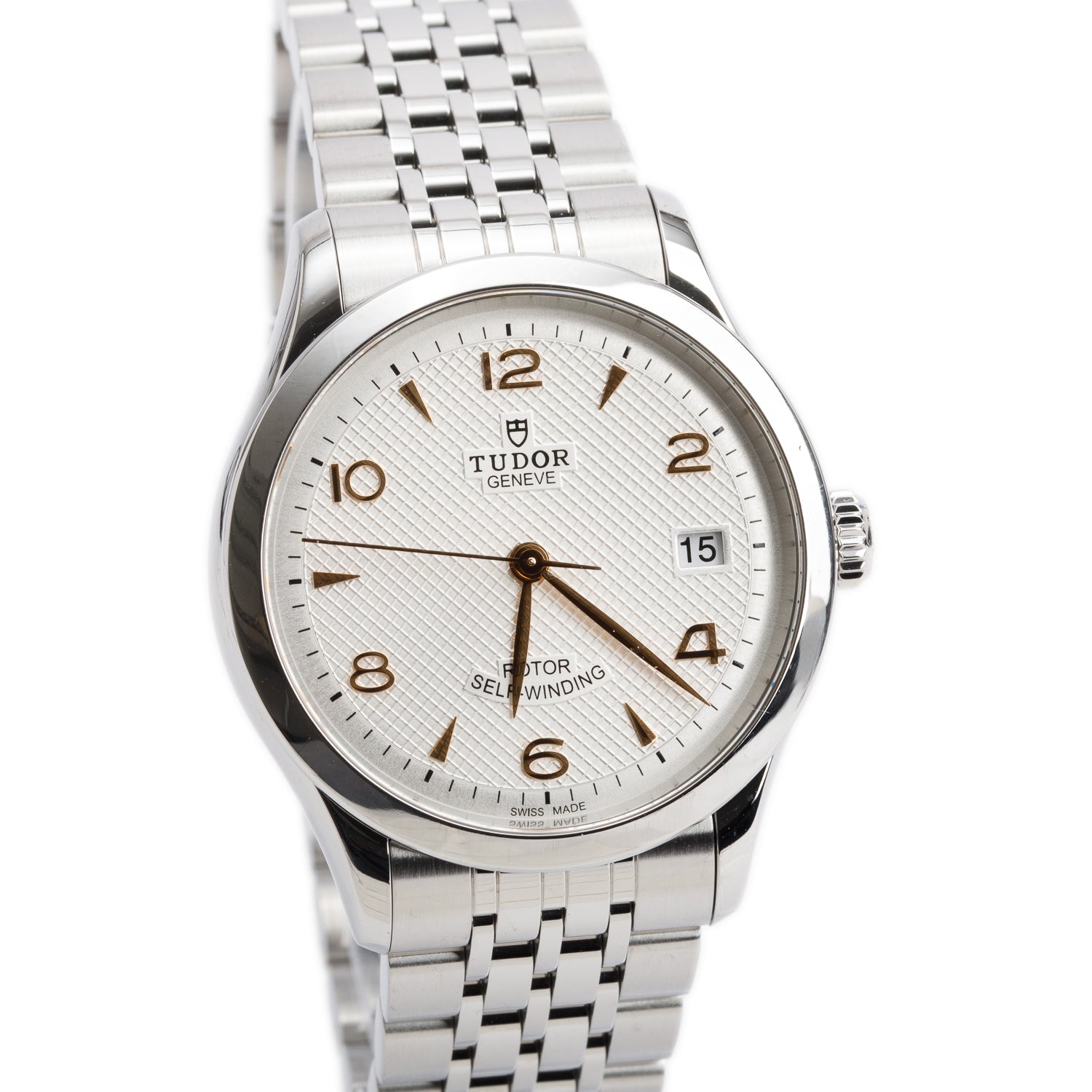 Tudor Stainless Steel 1926 36 MM Automatic Watch White Dial 91450