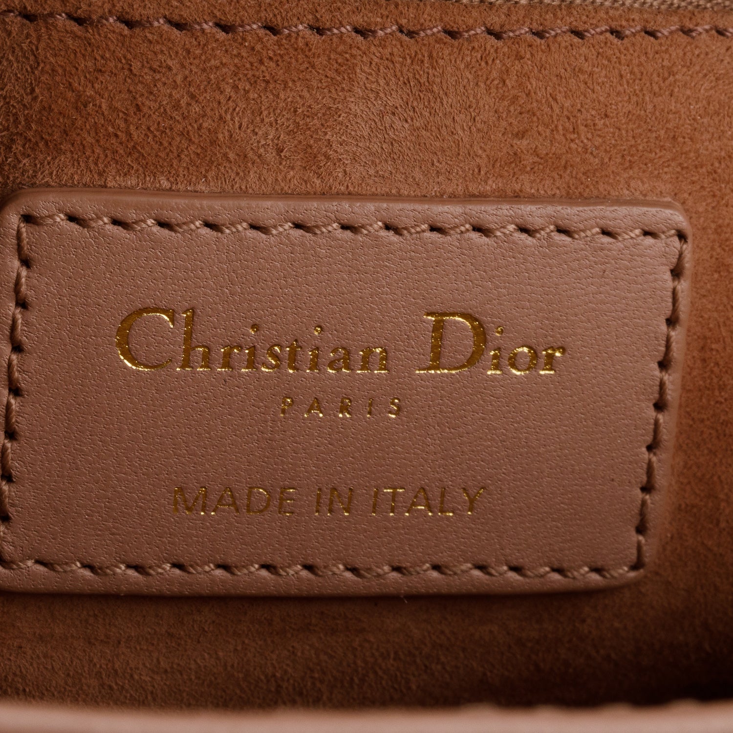 Christian Dior 2022 Pink Cannage Lambskin Leather Small Lady Dior Bag w/ Authenticity Card