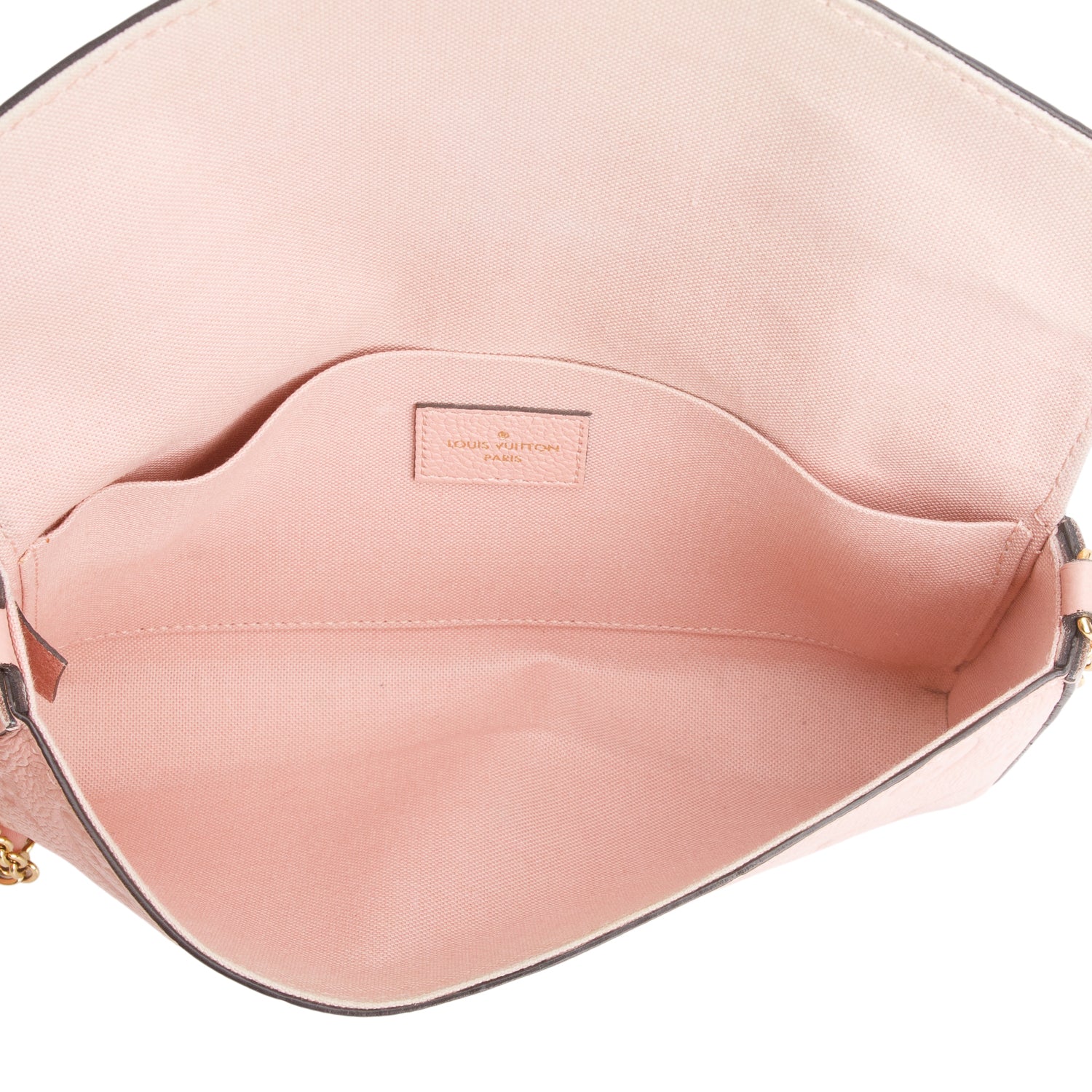Louis Vuitton Pink Monogram Empreinte Leather Felicie Pochette w/ Receipt