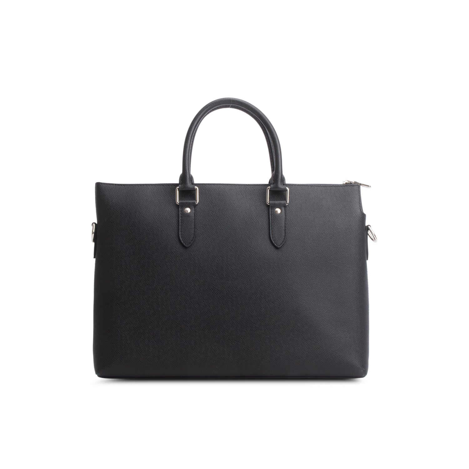Louis Vuitton Black Taiga Anton Soft Briefcase w/ Strap